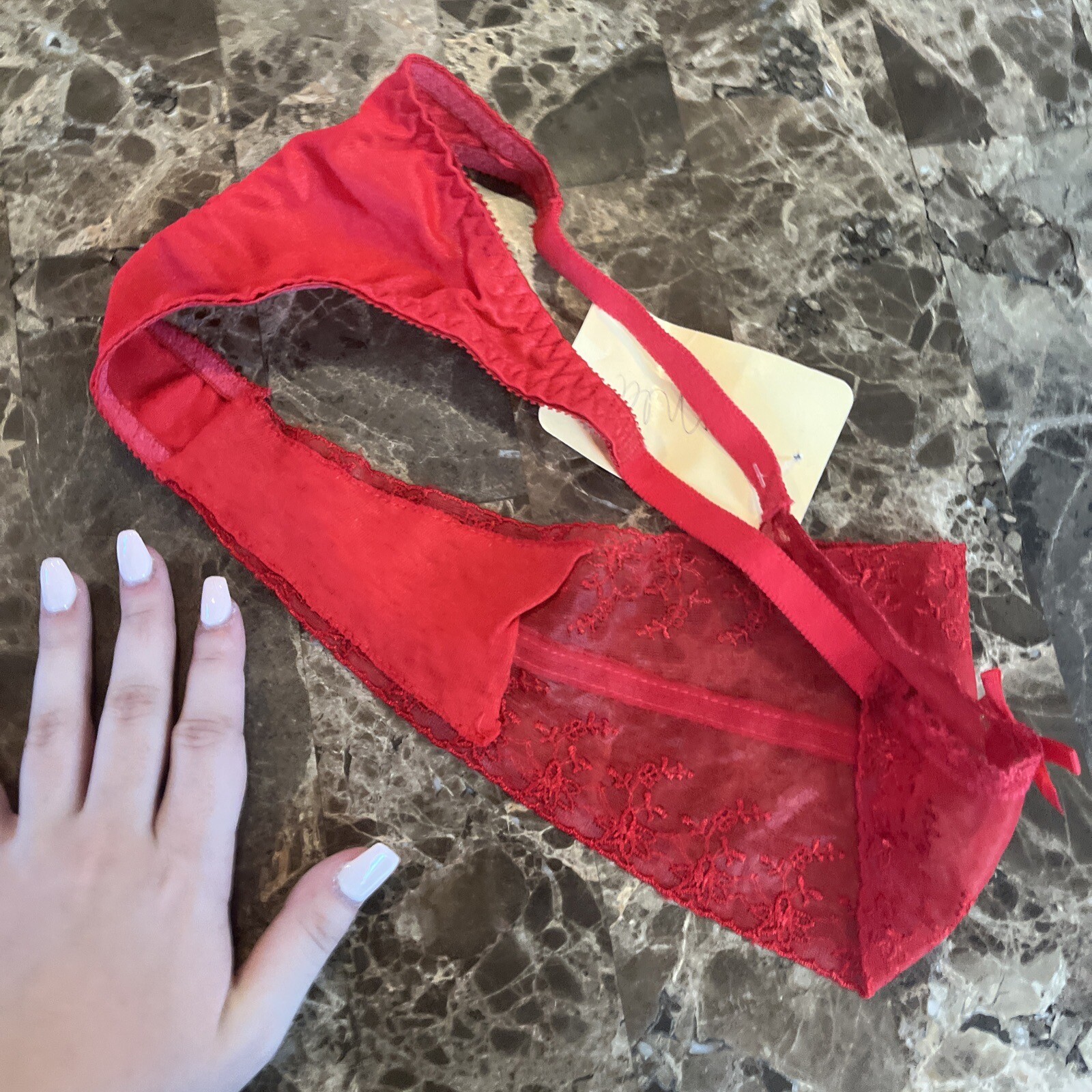 NWT VTG 80s 90s Bikini string panties Size M Sexy Romance