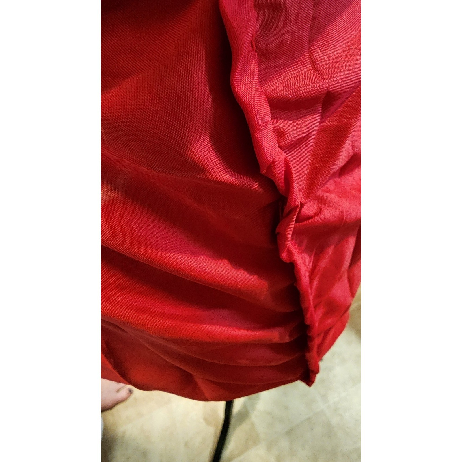 VTG Candlelight Red Sequin Dress Silk Glam 70s 80s Sparkle Cocktail Party Cruise