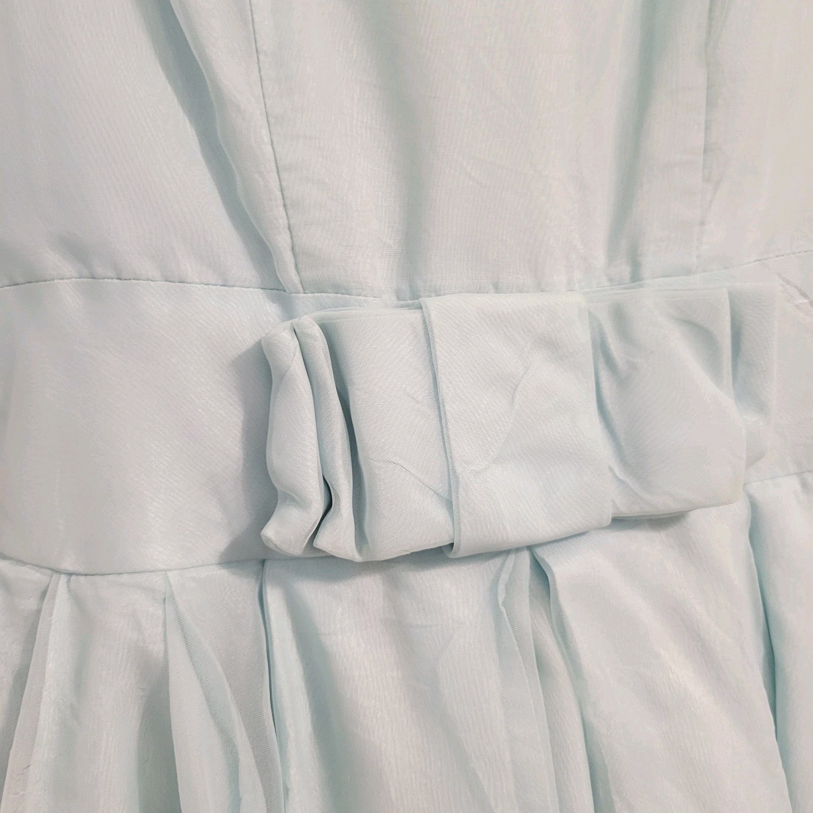 Vintage 1950s Tea Length Dress Light Blue Party FOR RESTORATION OR REPAIR