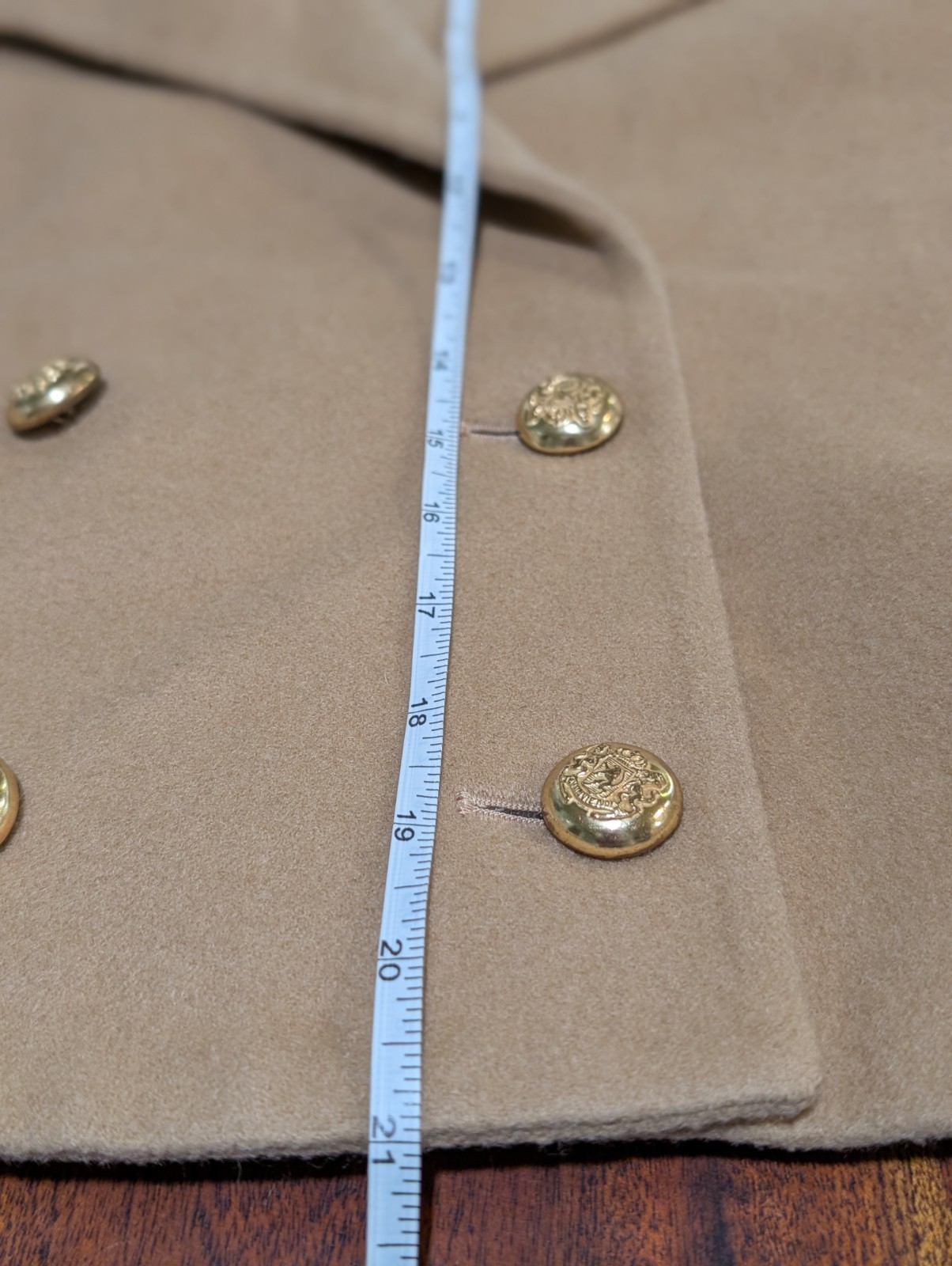 VTG Herbert Grossman Tan Blazer Wool Grace’s Nashville Crop Jacket Union Made 10