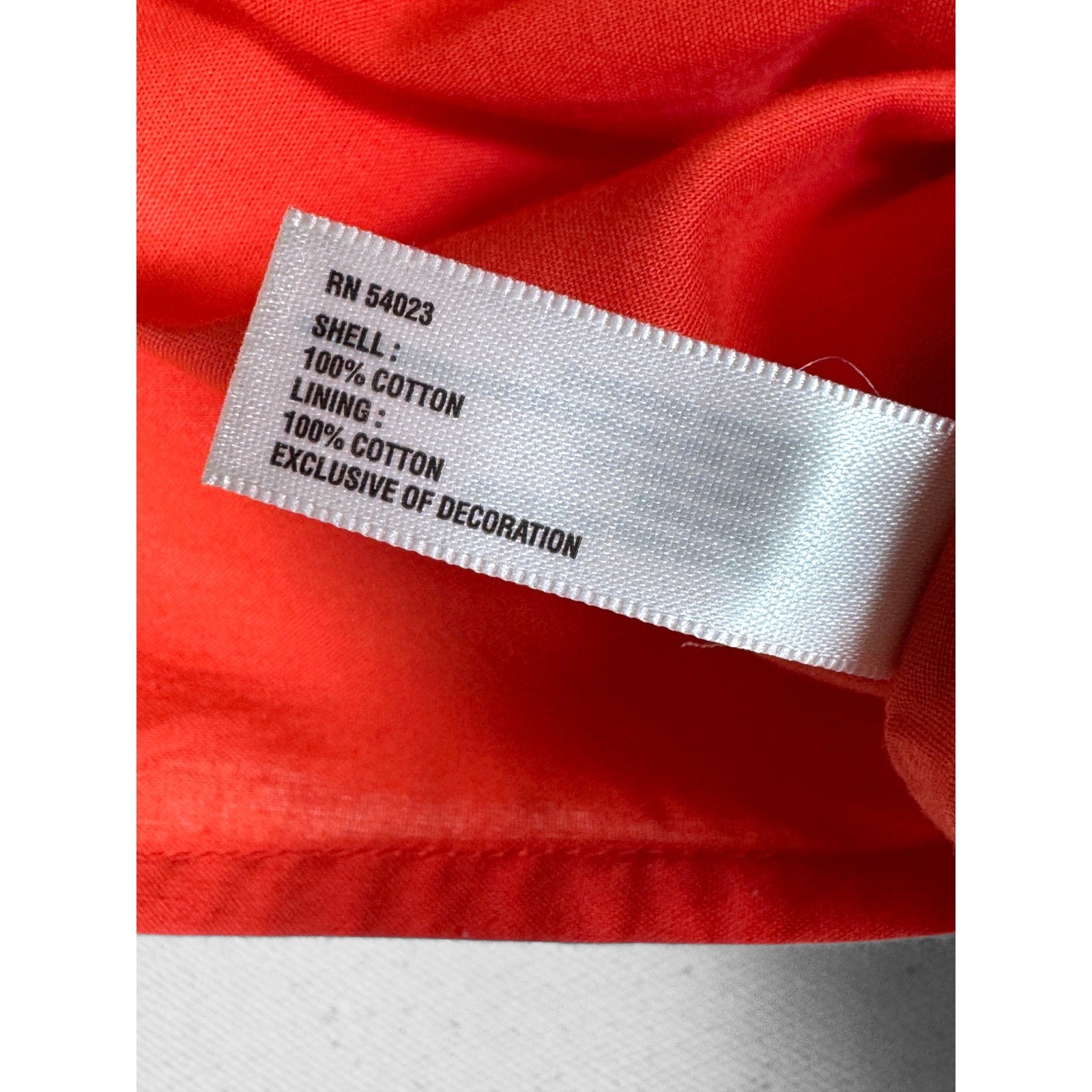 Y2K GAP Coral Red Strapless Midi Dress Empire Waist Cotton Lined Womens 0