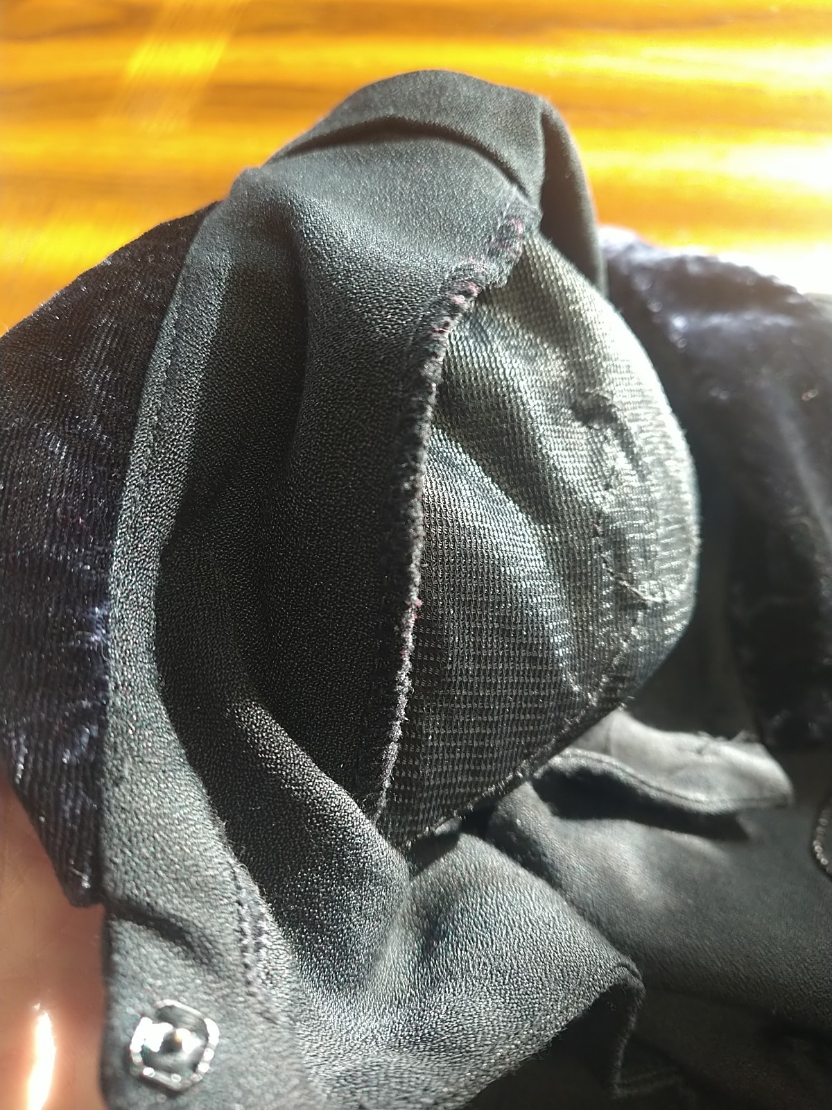 Vintage J.B.S. Black Jacket ~Velvet Collar/buttons~ 80’s Blazer~ SZ 14
