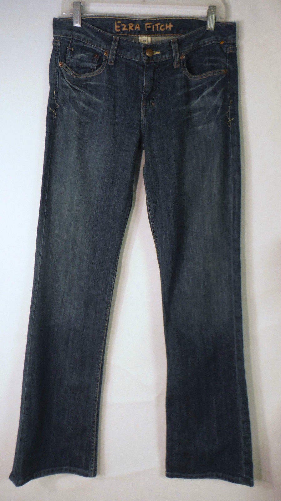 EZRA FITCH Sz 32 x 33 Women’s „Beaten Up Blues” Stretch Jeans Vintage
