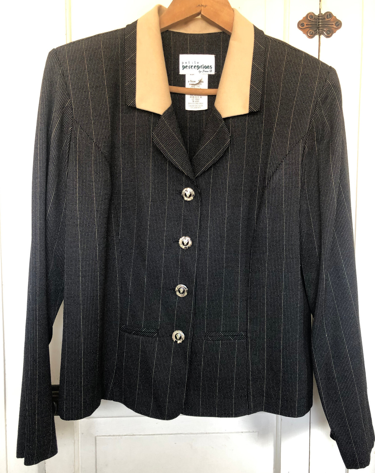 Vintage 80’s Women’s PETITE PERCEPTIONS By Irene B Jacket Blazer Size 10