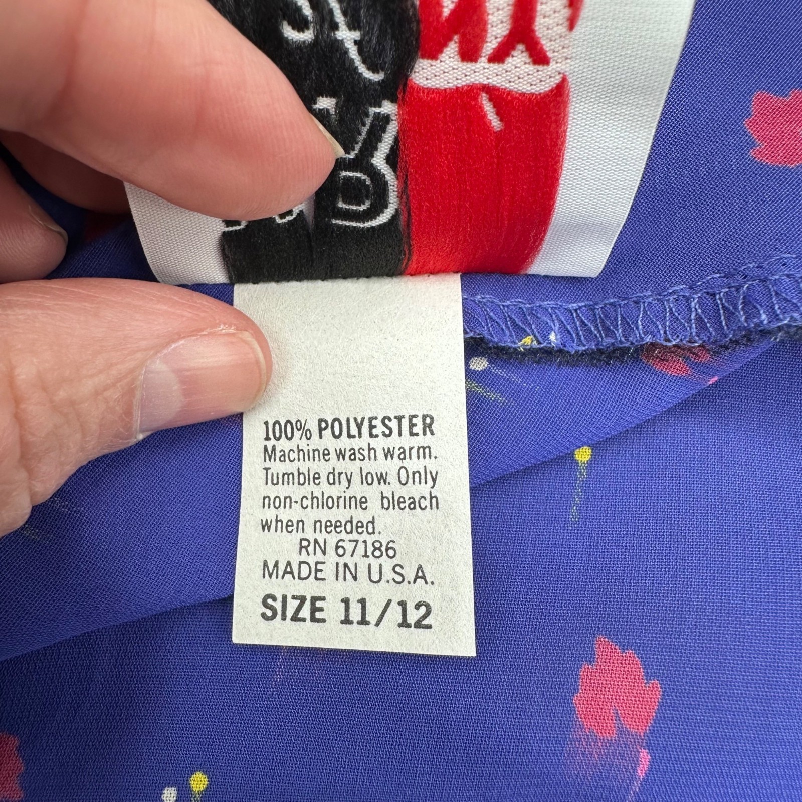 Vintage Purple Dress 90s Sheer Shoulder Pad Belt Size 11/12 KR Of NY USA Floral