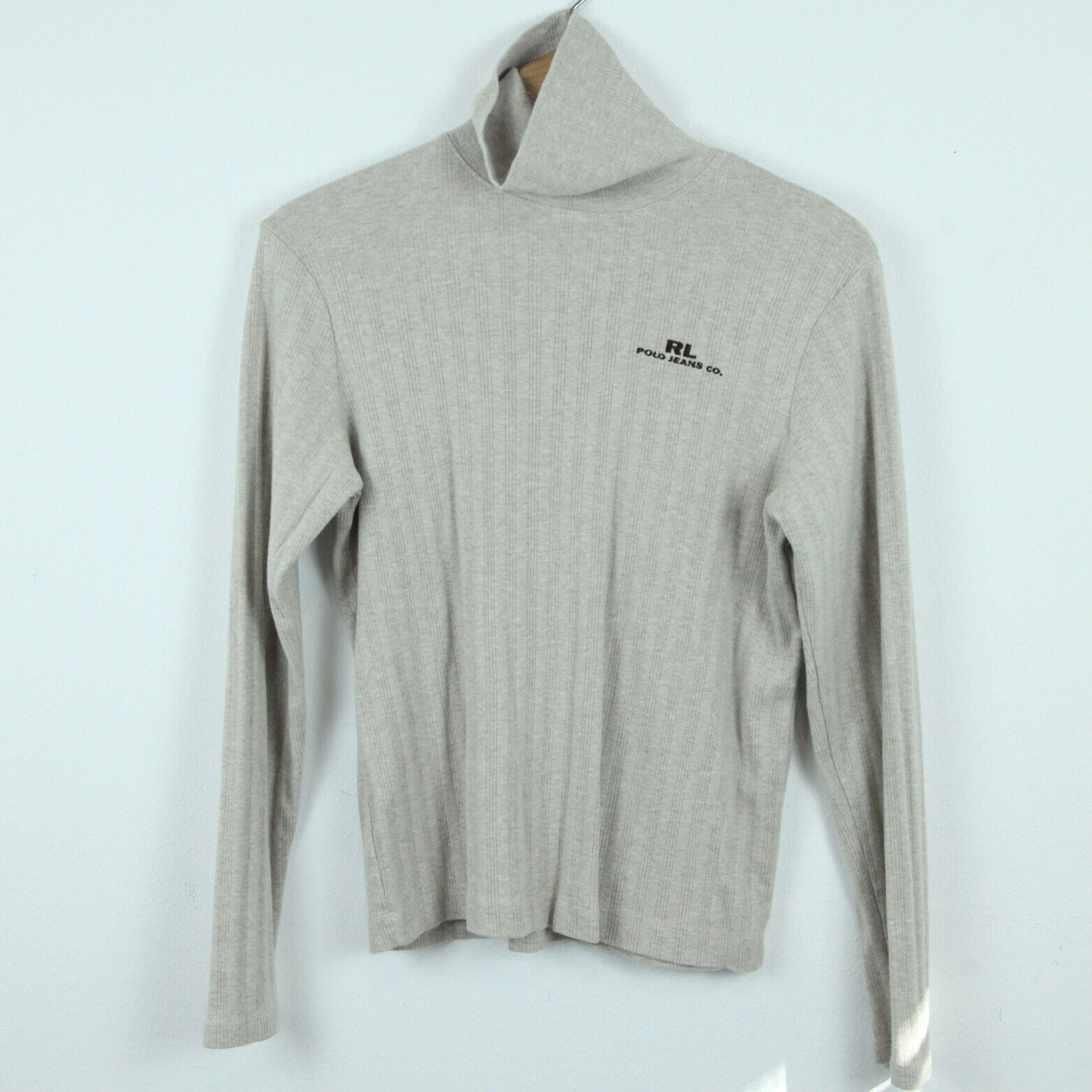 Vintage Ralph Lauren Turtleneck Embroidered Logo Y2K Preppy 90s Heritage L XL
