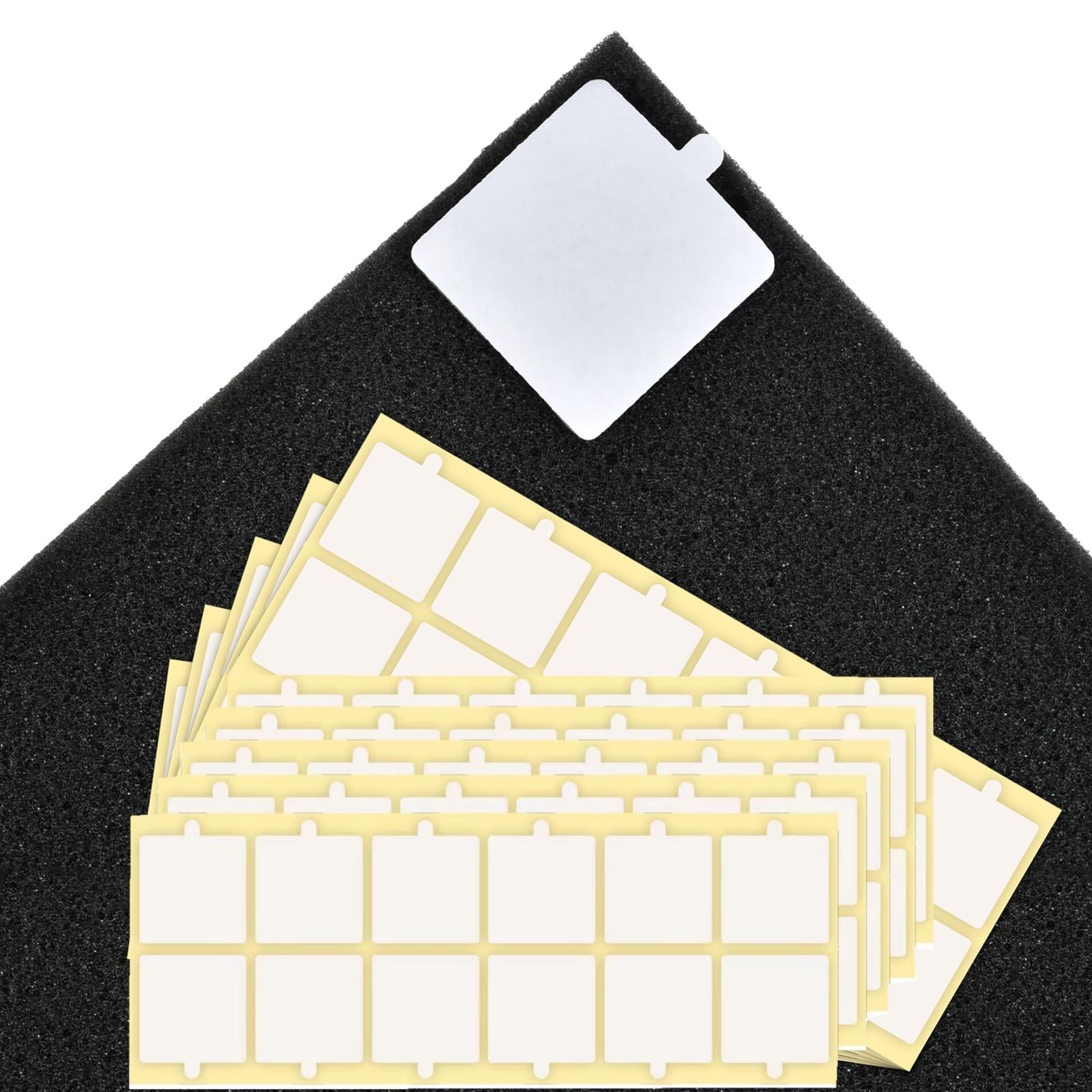 Hasefam 360Pcs Double Sided Tape for Acoustic Foam Panels, Removable Mounting