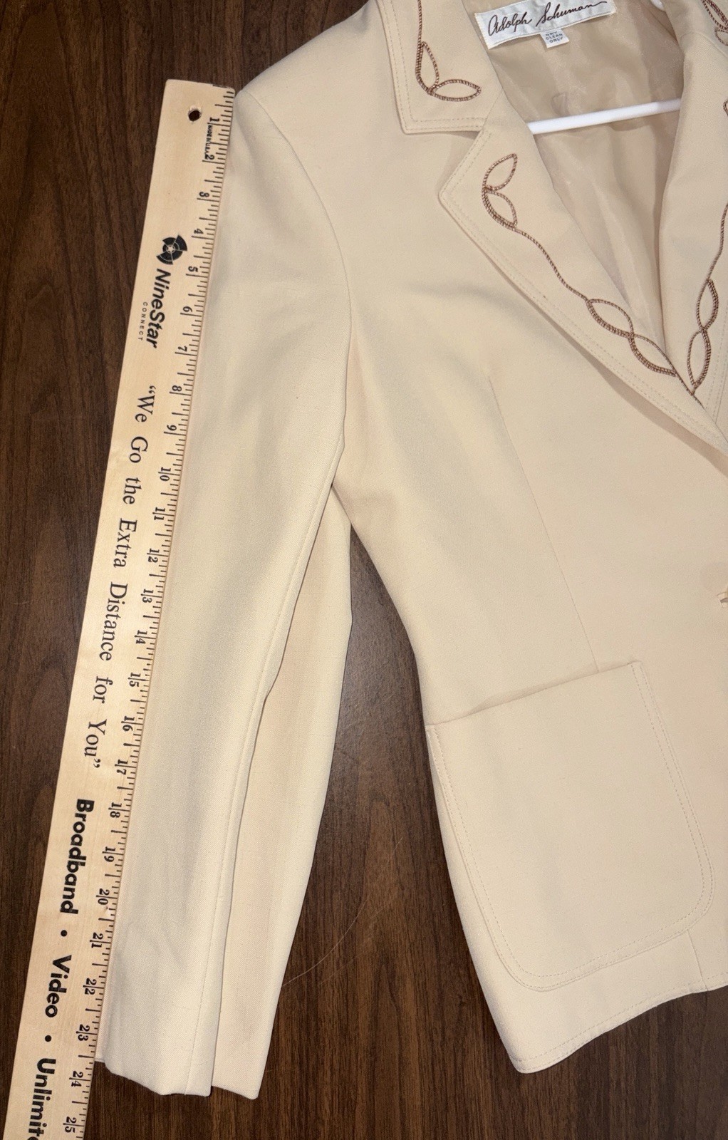 Vintage Adolph Schuman Women’s Western Blazer USA Made Size 12 See Measurements
