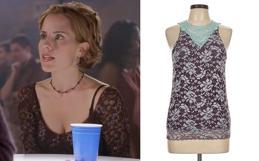 ANN FERRIDAY ASO ANYA BUFFY THE VAMPIRE SLAYER Alt Lace Top VINTAGE RARE