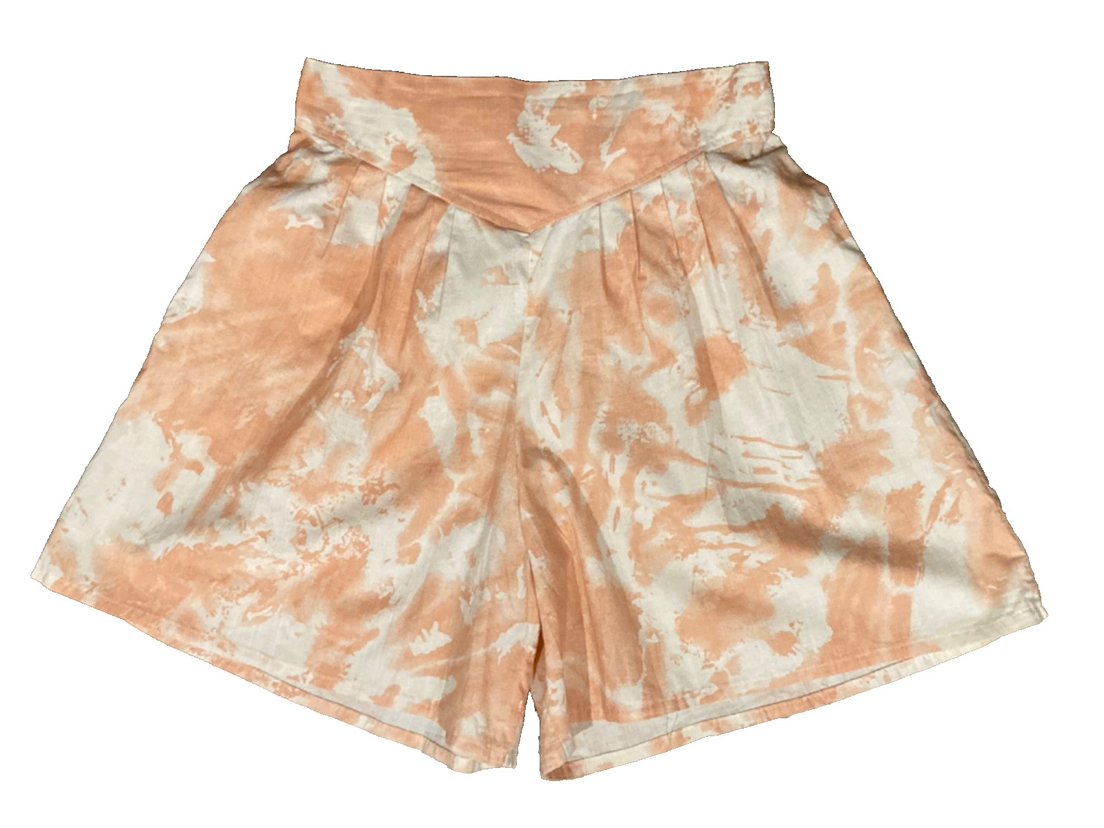 Vnt. SERGIO VALENTE FIFTH CLUB Culottes Shorts z.M V-Yoke Peach SKY ART PRINT