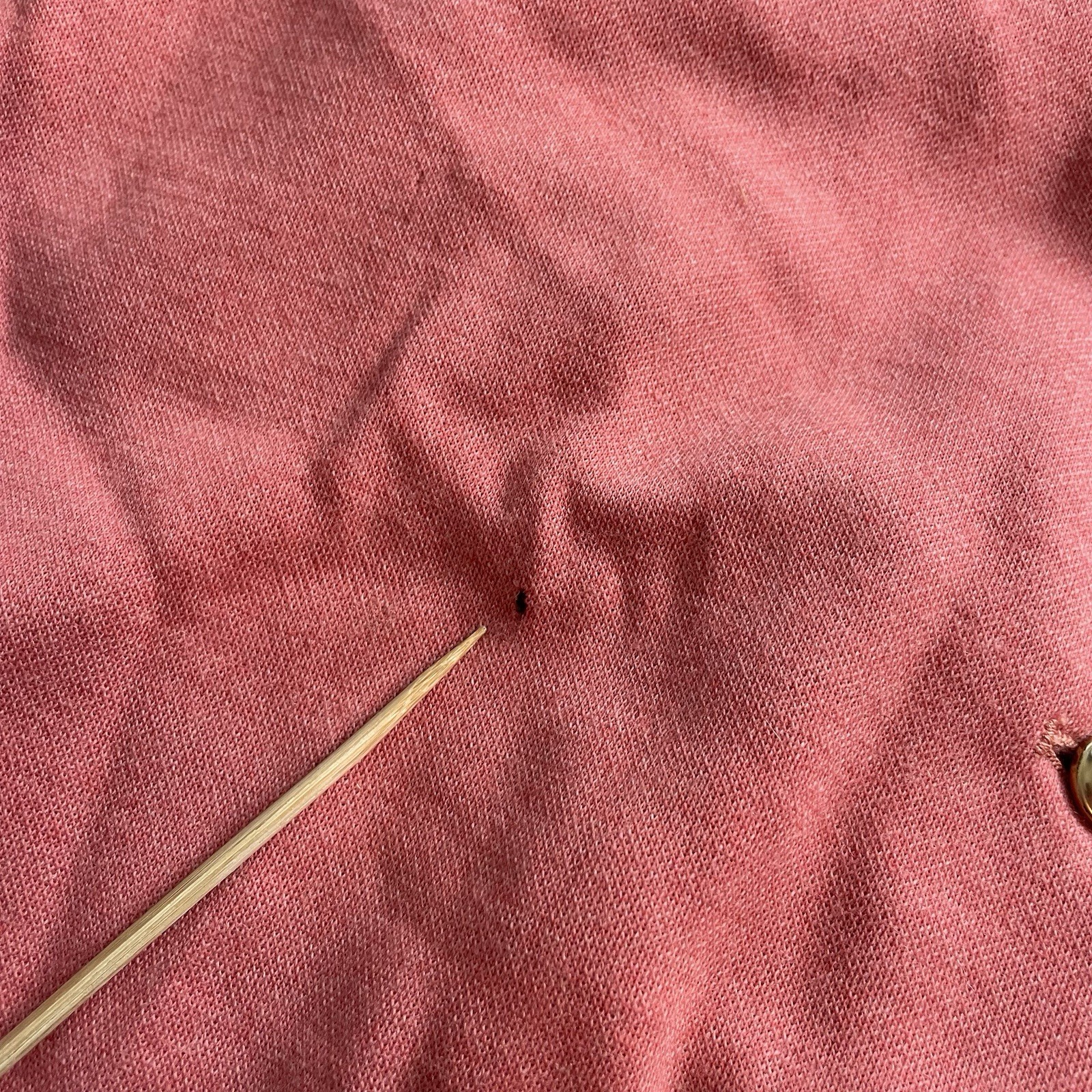 Vintage Women’s Kleinert’s duster-style housecoat Size 3 Muted Coral Pink