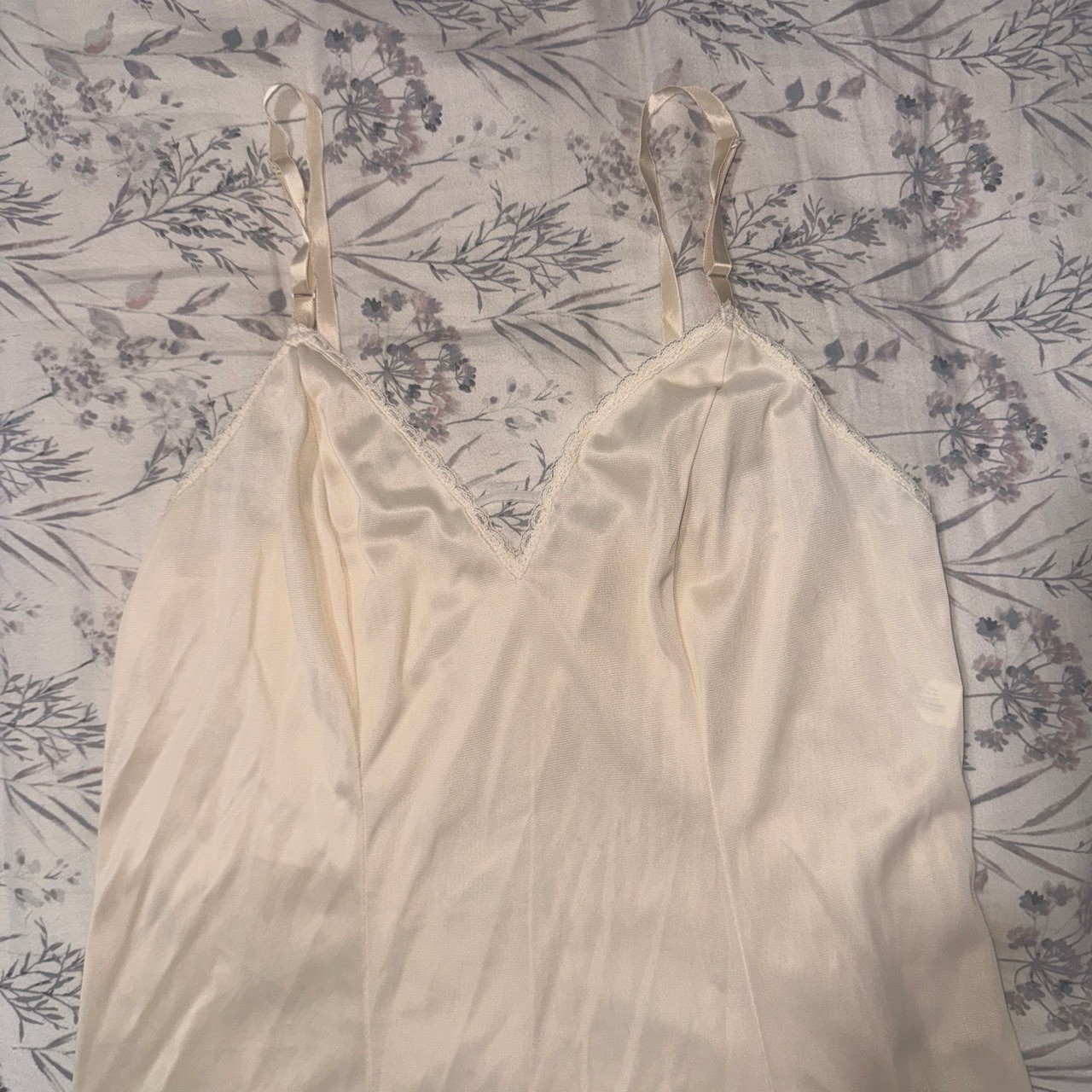 VINTAGE 40s 50s 60s 70s Kayser Beige Vintage Women’s Slip Full Slip Size 36
