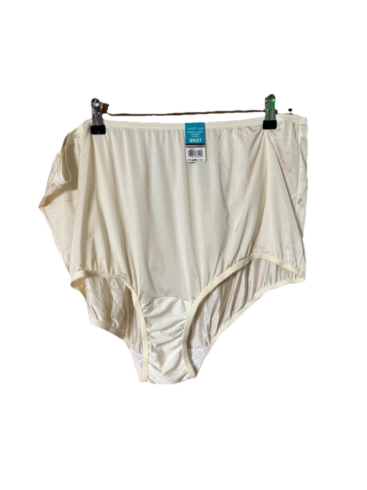 NWT Vanity Fair Plus-Size Candle Glow Perfectly Yours Nylon Panties Size 12/5XL