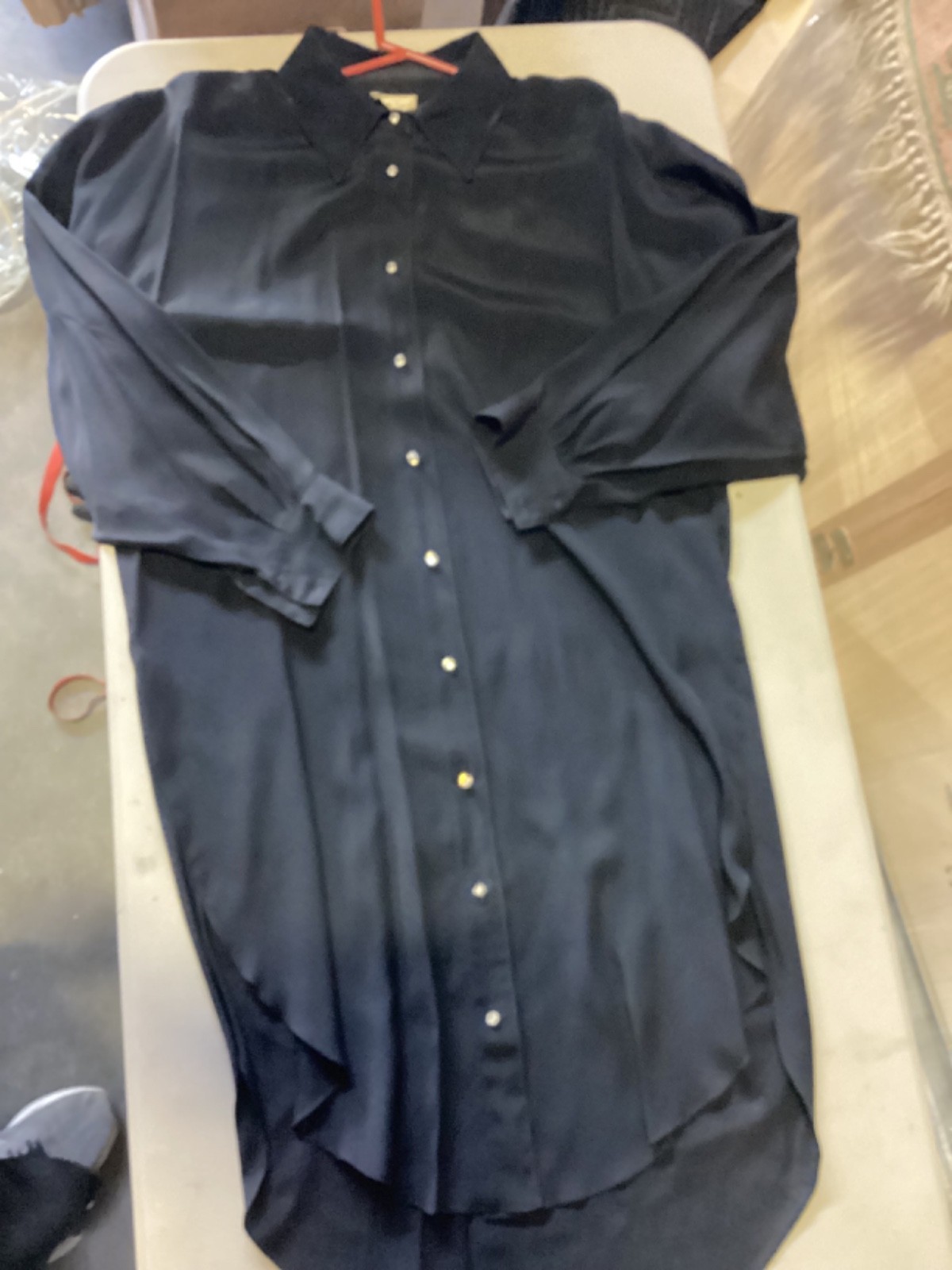 VTG 90s ARI Design Jeweled Button Up Black Shirt Size XL in Very Good Condition