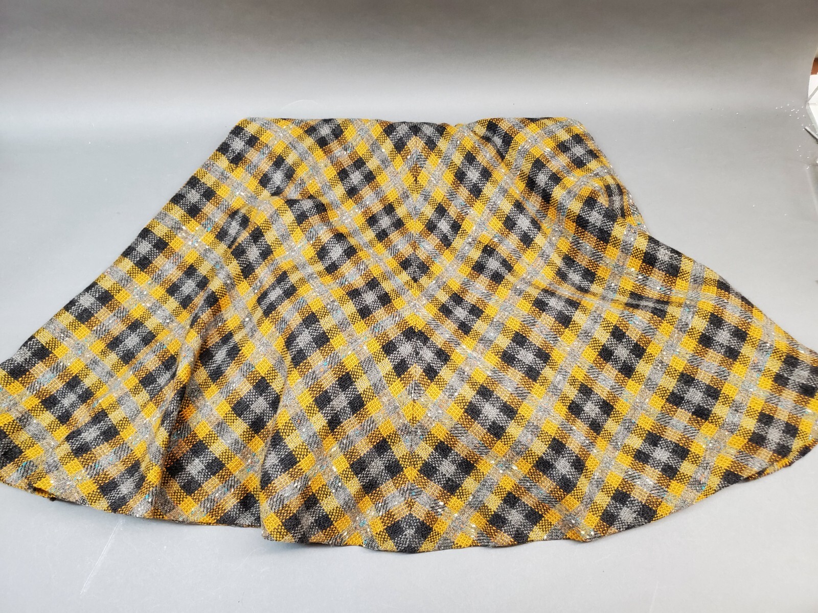 Vintage John Wanamaker Swing Dress, Early 60s, Wool Boucle. Small.
