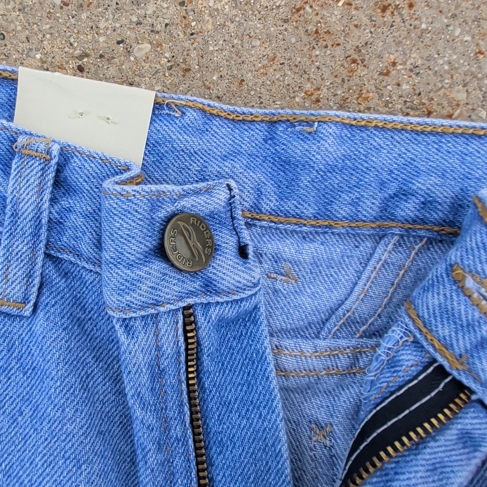NOS 90s Lee Riders Misses Relaxed Tapered Leg USA Made 12 Petite NWT Deadstock