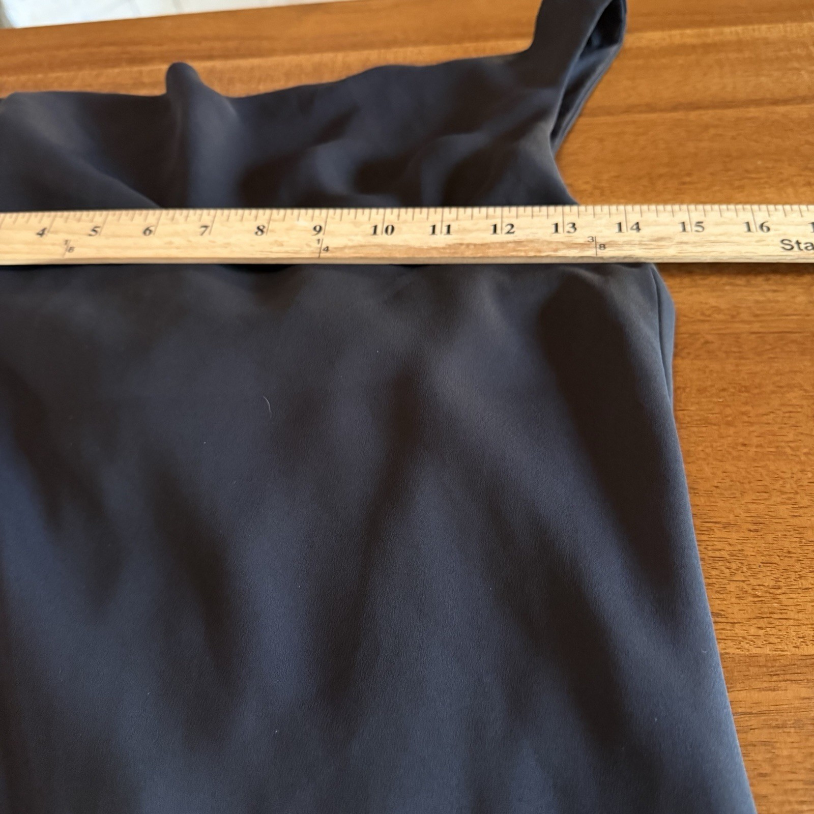 VTG Jump! Sleeveless Cowl Neck LBD Formal Dress Sheer 7/8 Bow Tie Back Elegant