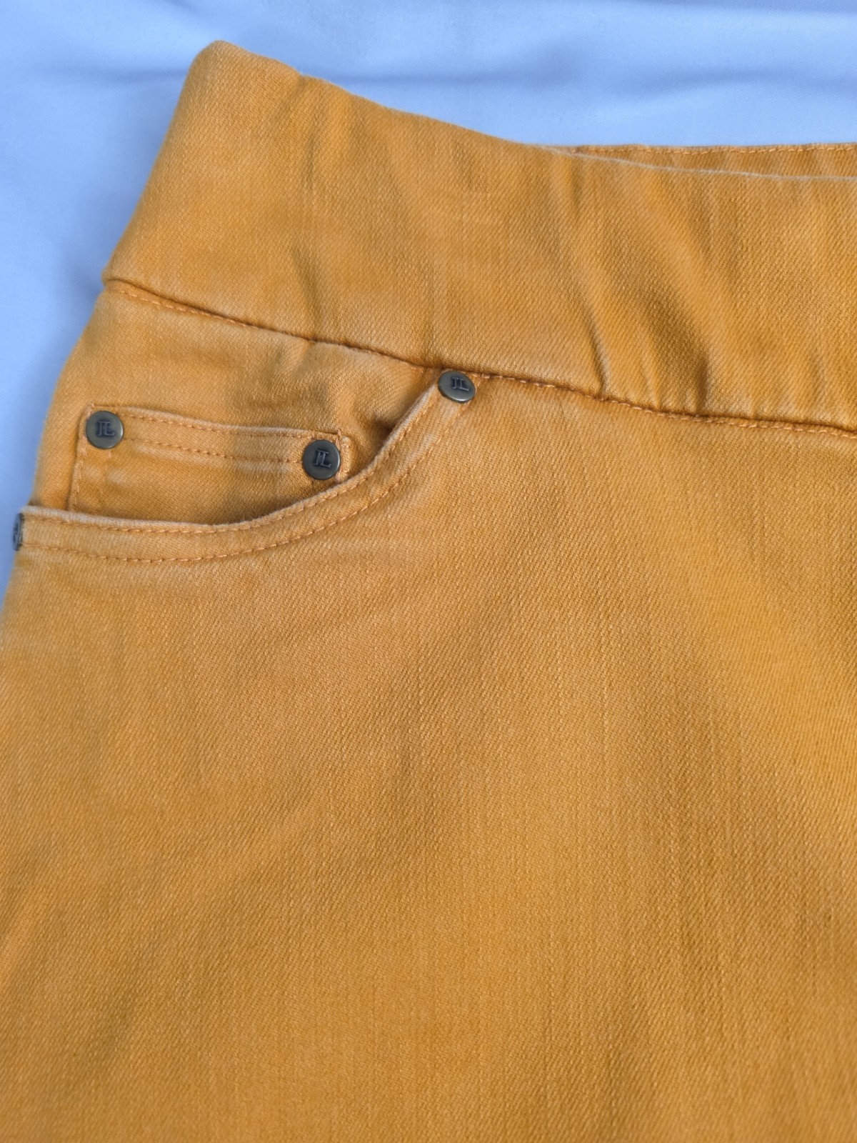 Jessica London Stretch Pencil Skirt Women’s 12W Orange 33×29 Office Career