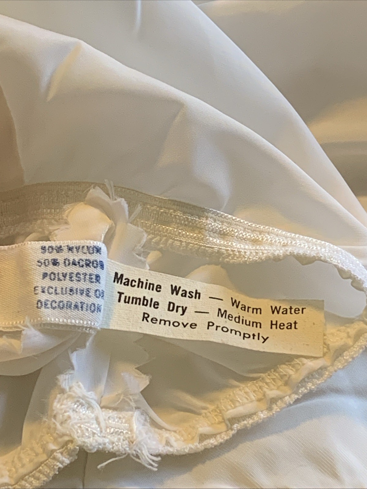 VTG 1960’s Snip-it Slip Size Medium White