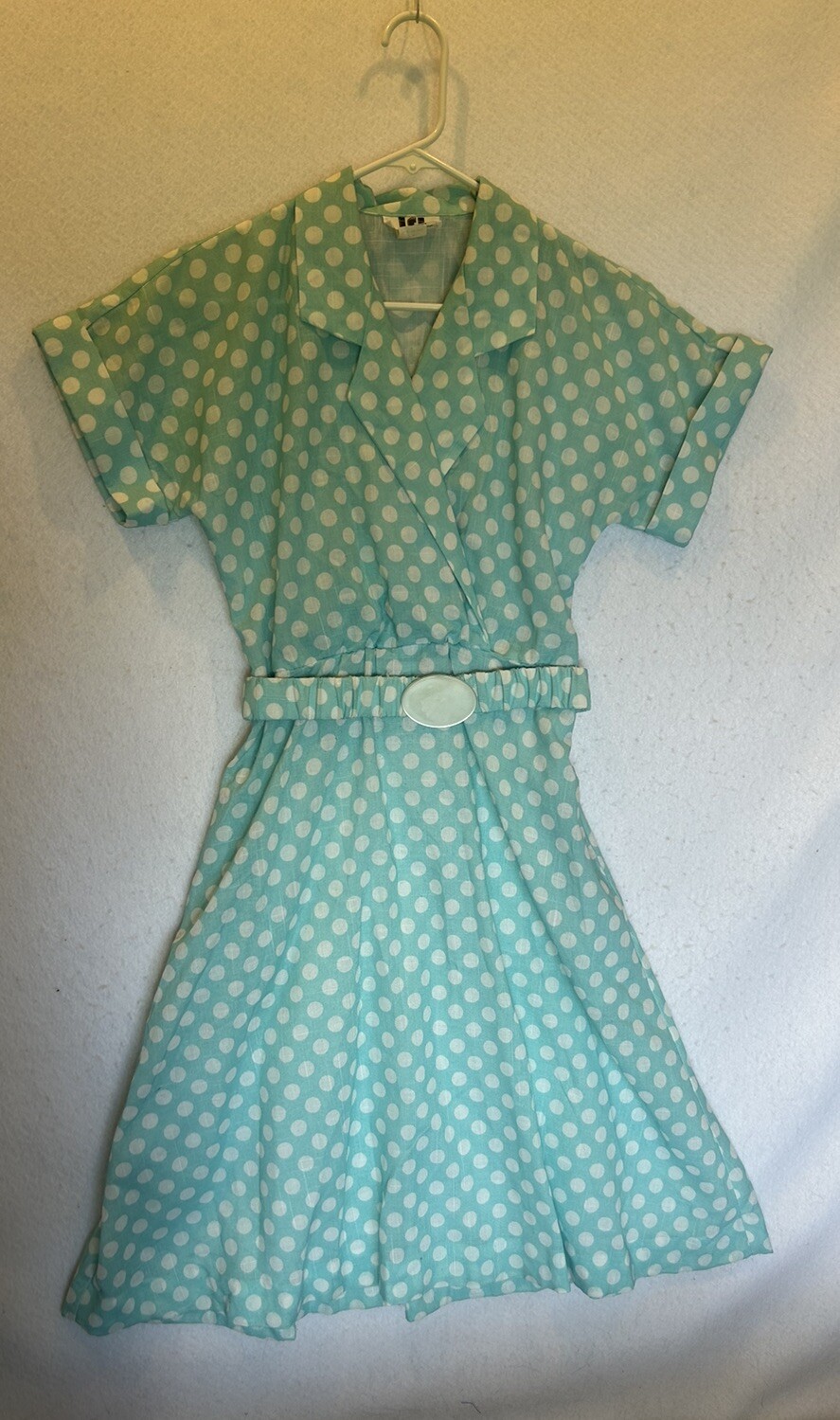 Vintage 1970s IFI Polyester Polko Dot DRESS BELT SIZE 4P Flaws U.S.A.