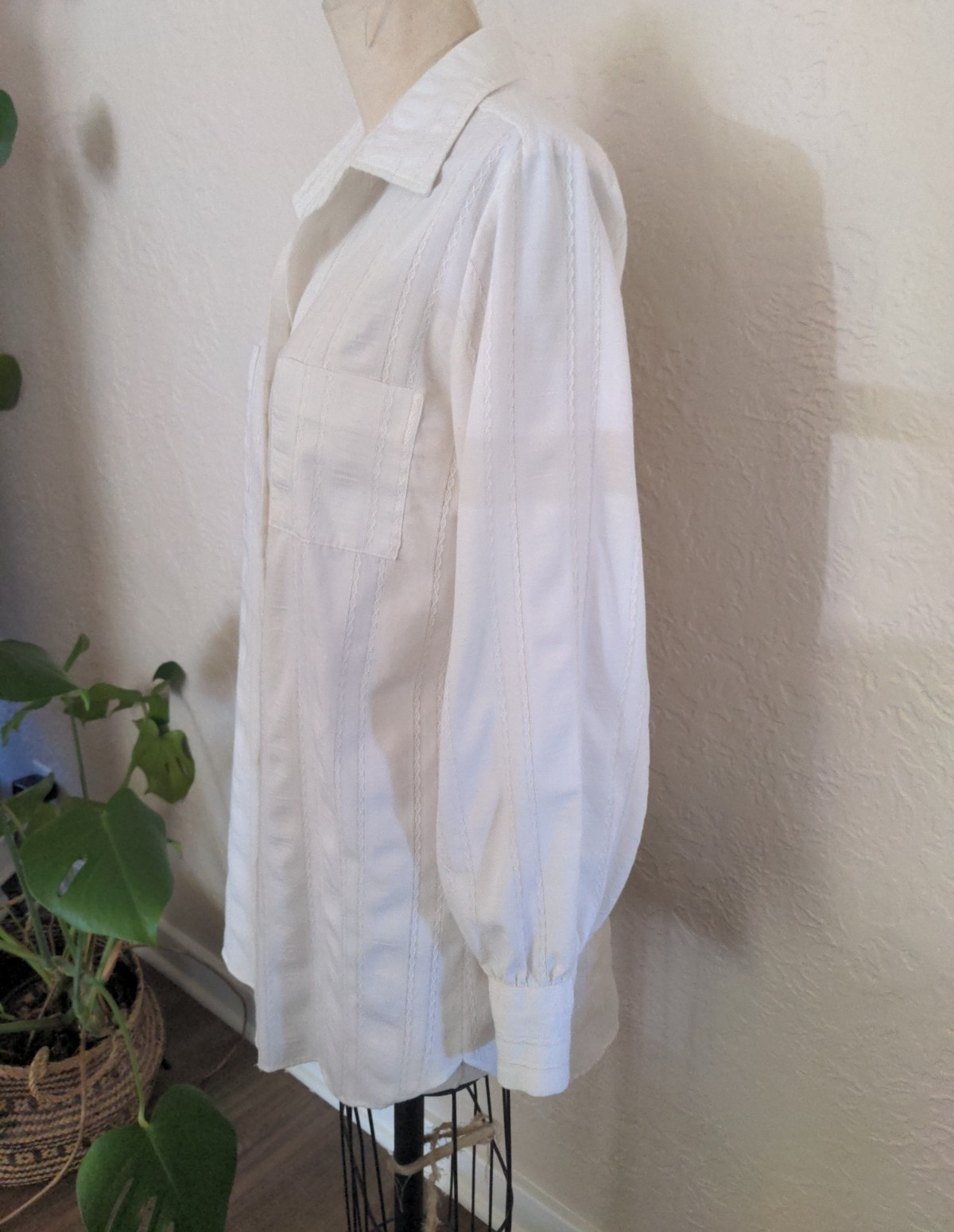 Vintage Prairie Princess Kaiulani Hawaiian Mini Shirt Dress or Long Blouse S/M
