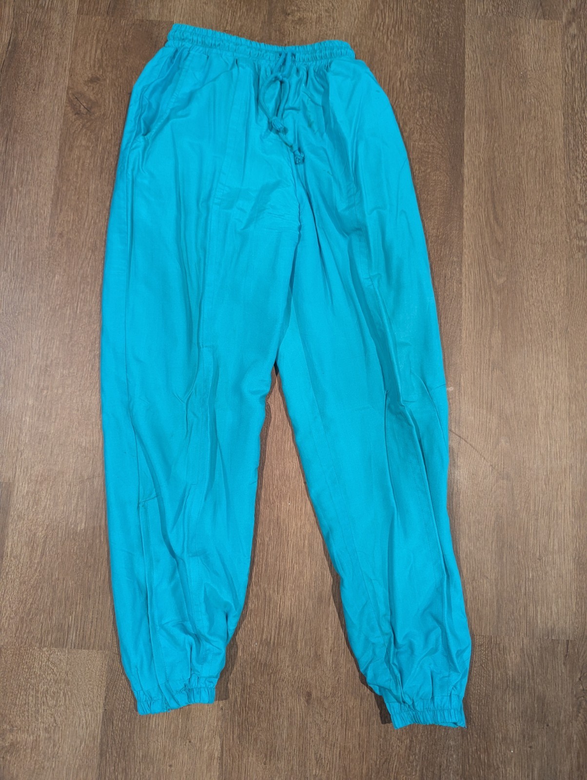 Vintage 80s 90s Avait Sportif Teal Blue Windbreaker Track Suit W Petite Medium