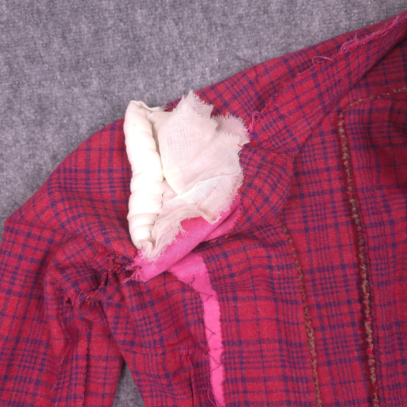 Handmade Plaid Tailored Blazer Women Pink Vintage Academia Clueless Preppy Retro