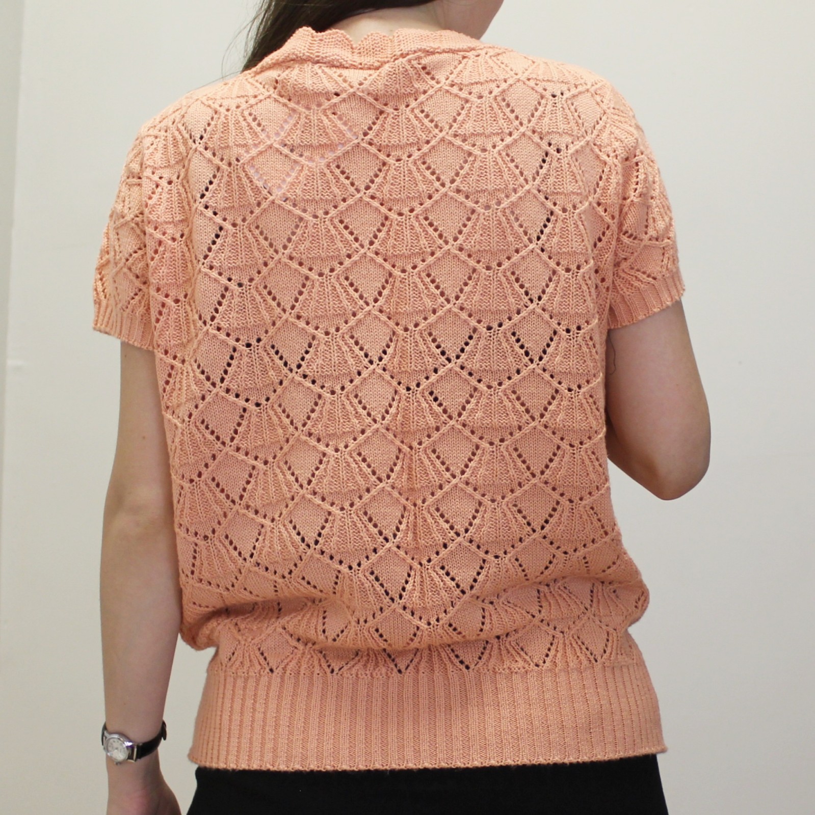 Vintage 70s Knit Sweater Tee by Kenneth Too!