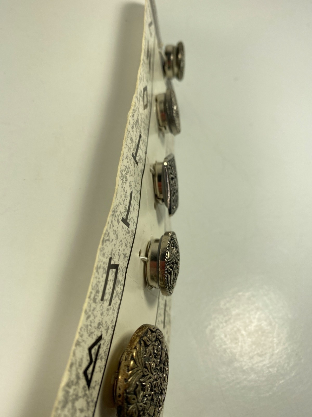 Vintage Killer Buttonz Button Covers NOS Blouse Jewelry Snap On Floral Set USA