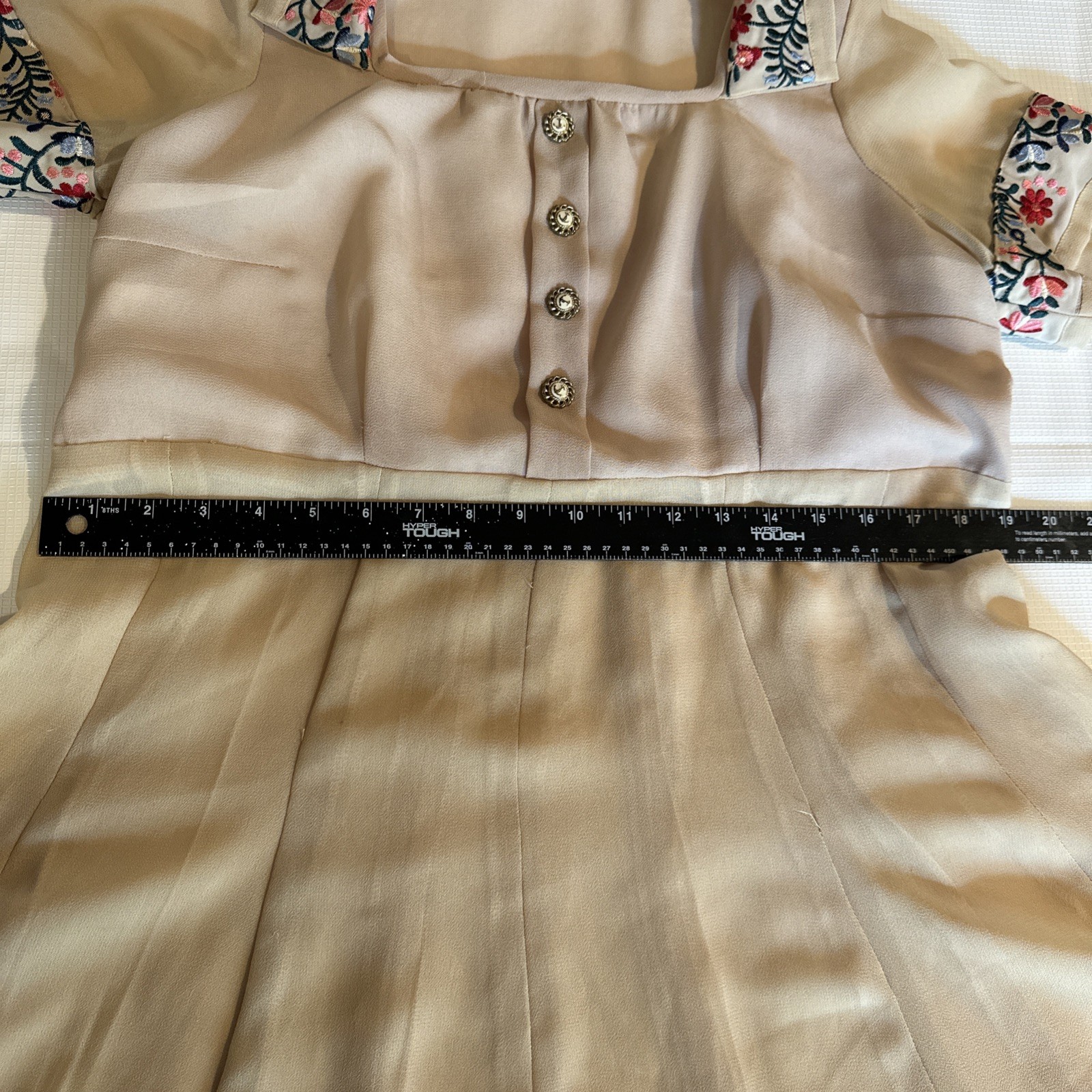 Vintage1930s 1940s style Dress Possibly from the 1970s Prairie Folk Revival