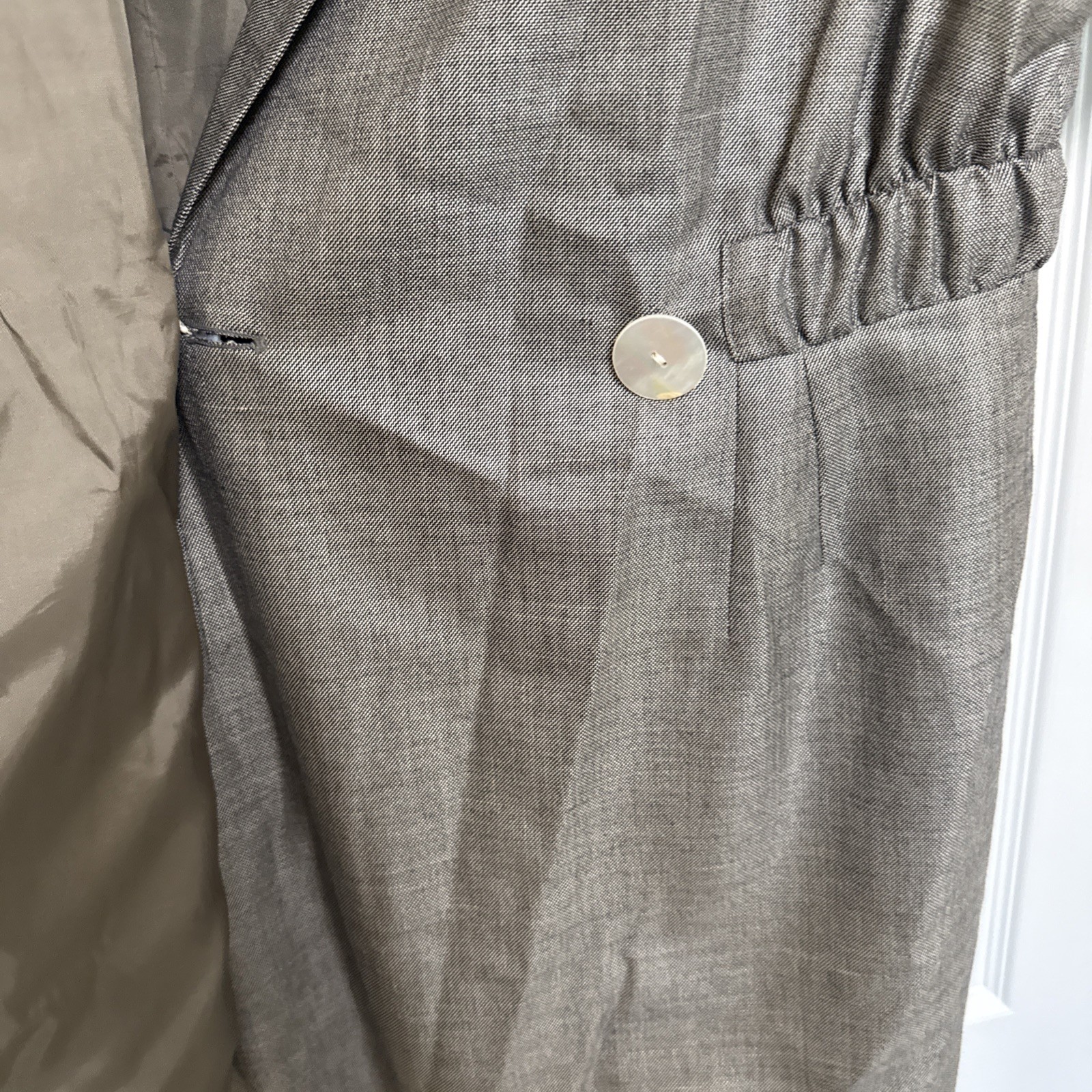 VTG~Louis Feraud~Germany Made~Viscose/Silk Wrap Lined Dress size 44EUR/12US