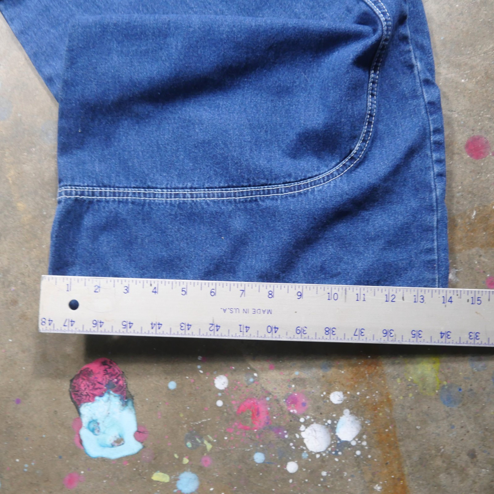 Vintage 90s Kikwear Kik Girl Wide Leg Baggy Drawstring Jeans Size M Rave Jnco US