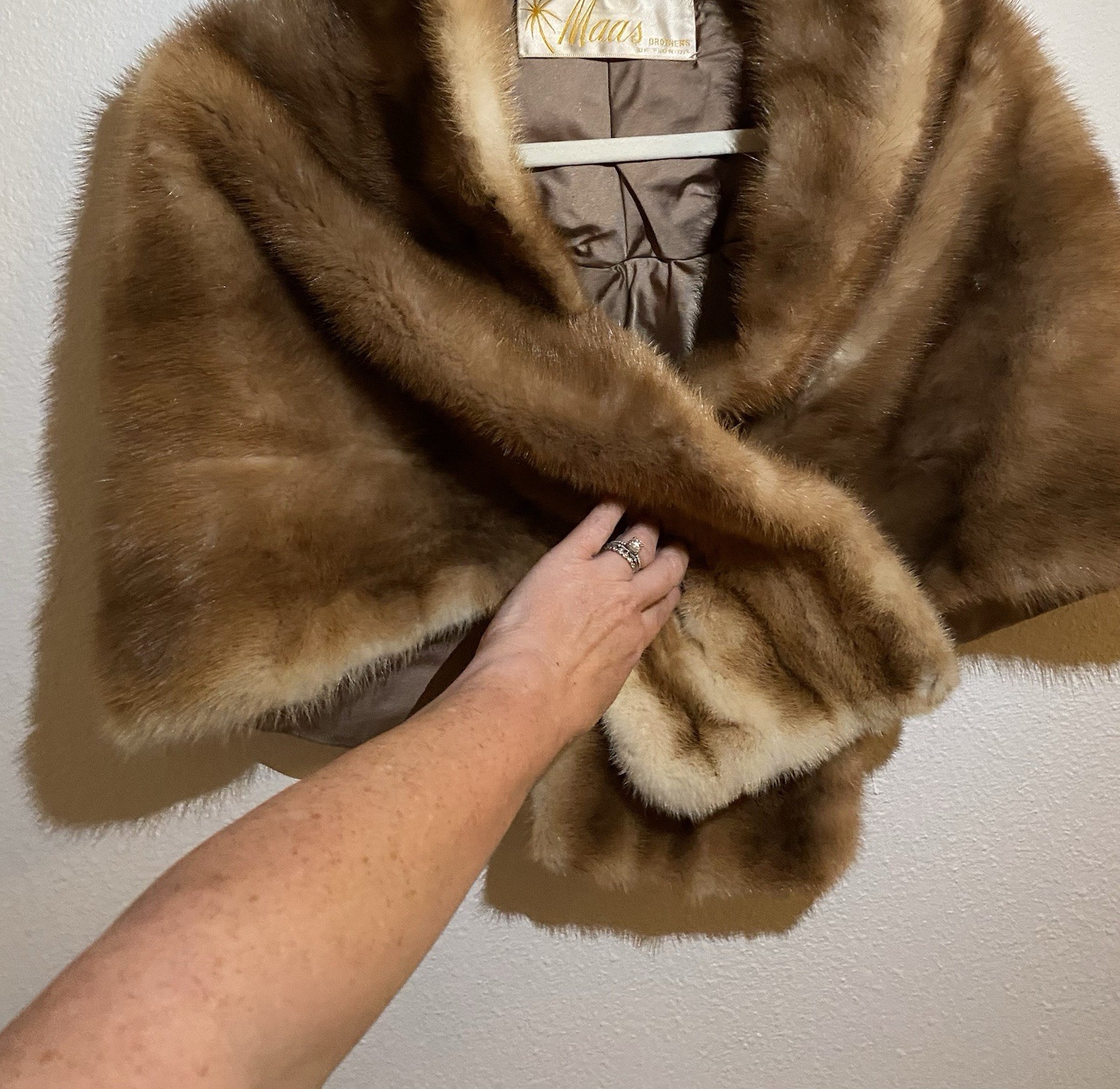 Genuine Mink Authenticity Label Vintage Mint