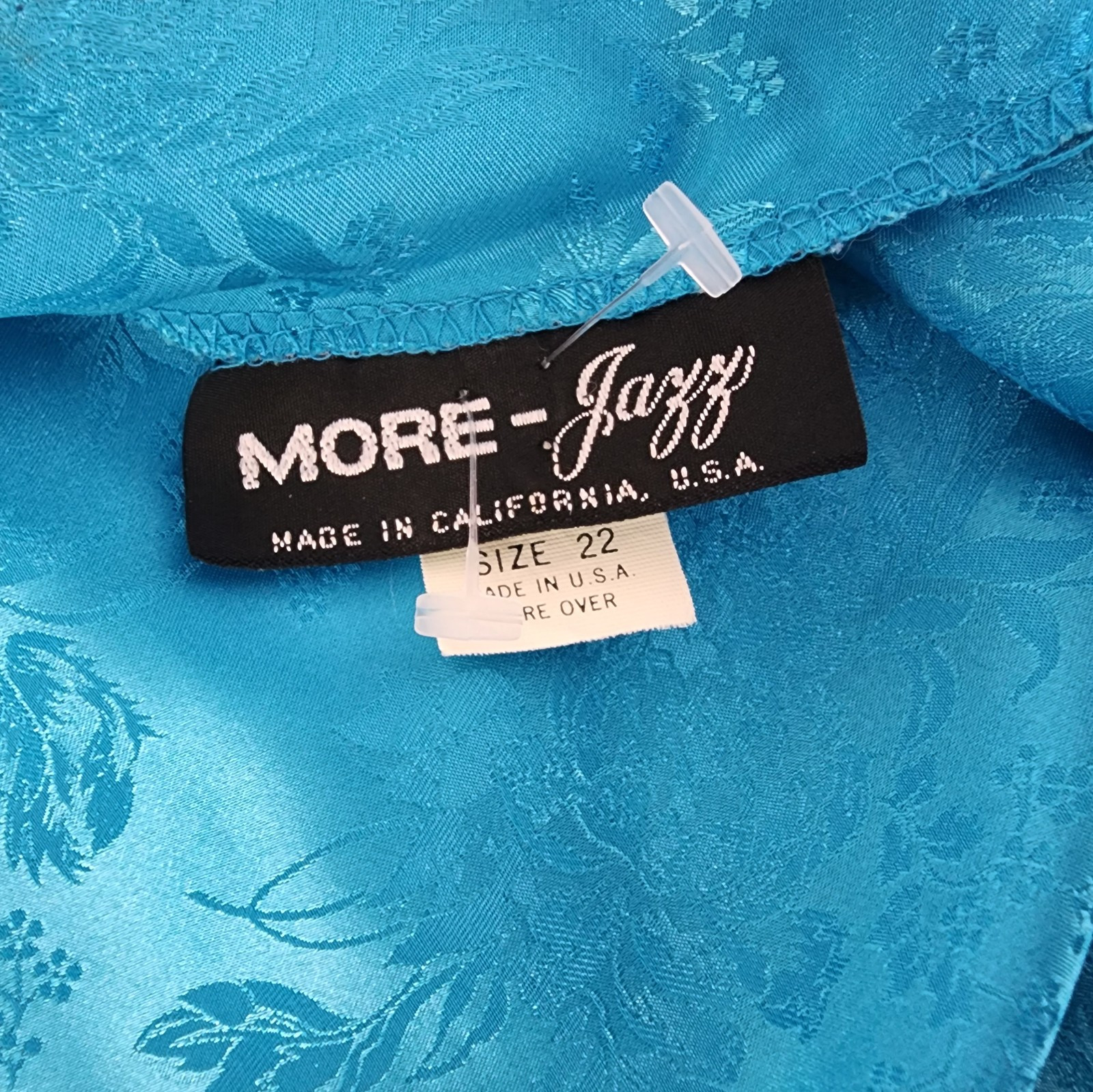 Rare 1980s – 1999 Mature Women’s Dress Set Size 22 Blue 2 Peice Button Up OOAK