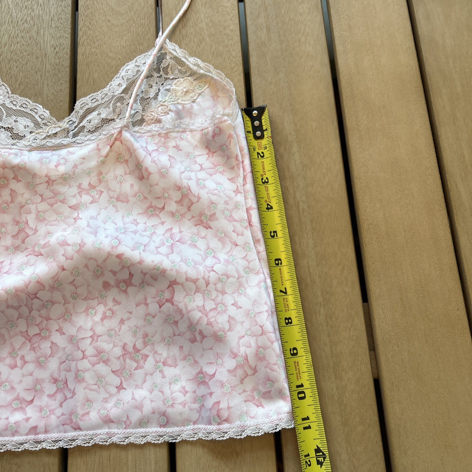 Vintage 1980s Pink Sara Beth Lingerie Set – Satin Cami & Shorts – NOS Never Worn