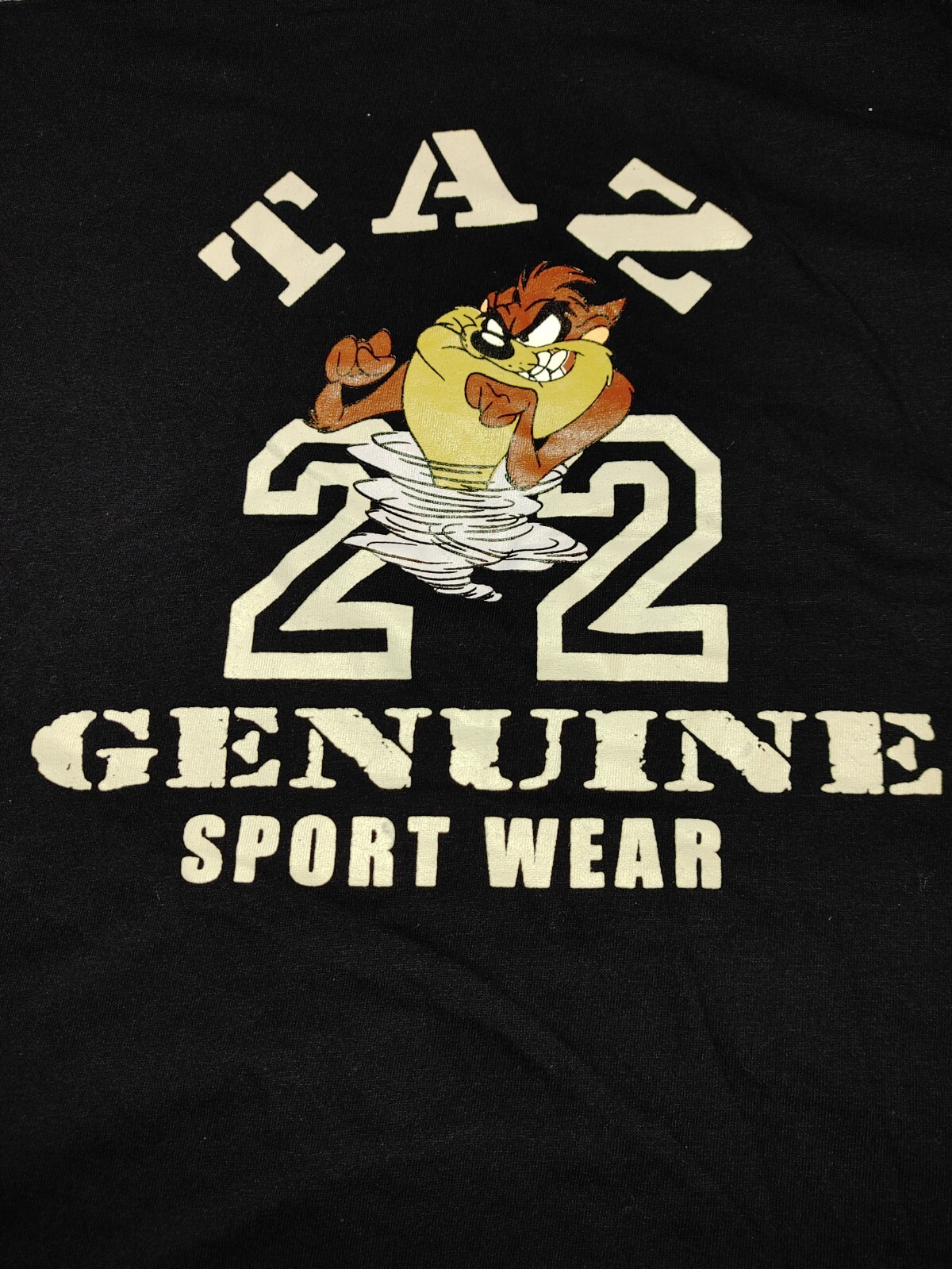Looney Tunes Vintage Y2K Women’s Taz T-Shirt Navy Blue XL 26/28W NWT Graphic Tee