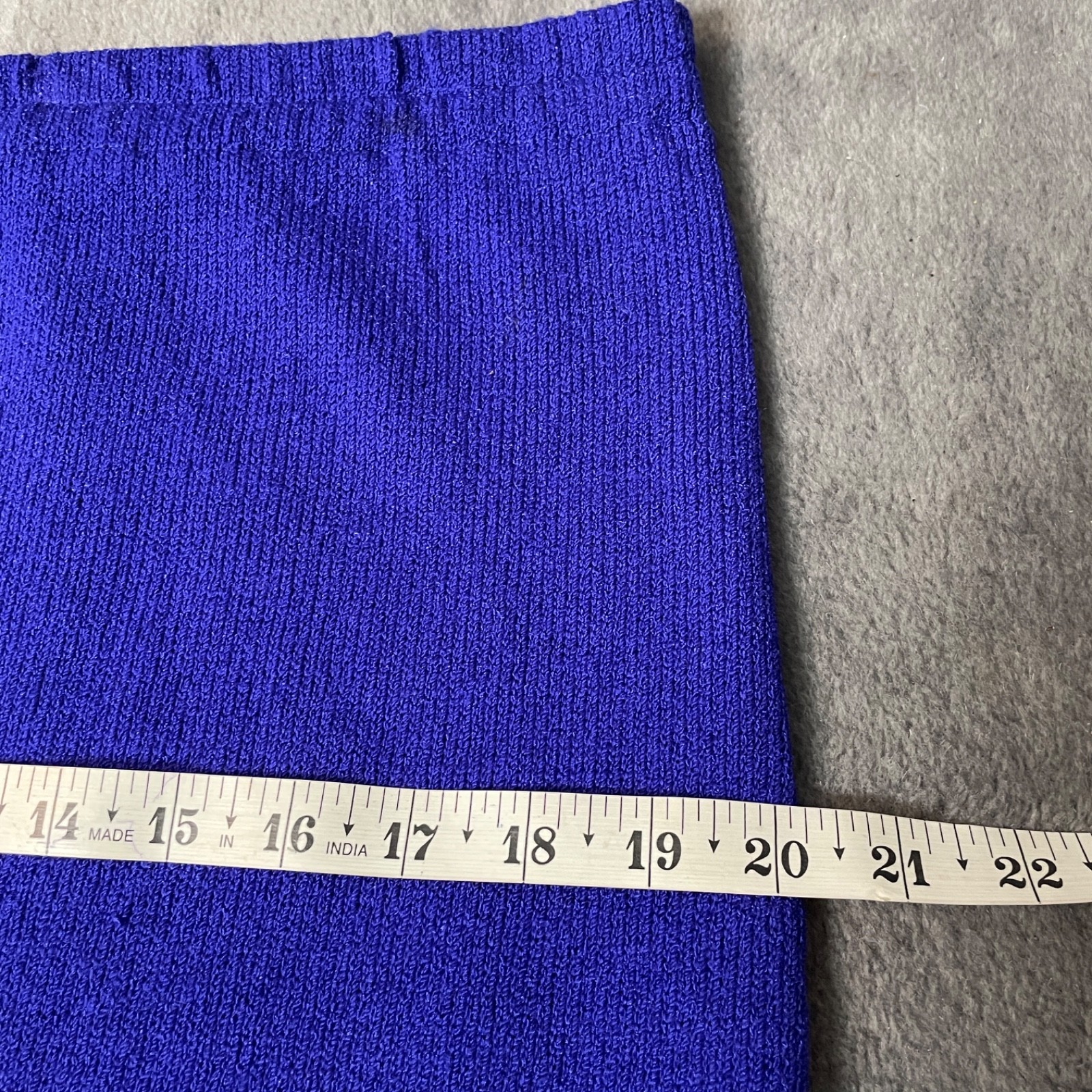 Vintage Jennifer Roberts Purple Wool Sweater Skirt Suit Set Womens 12 80s VTG
