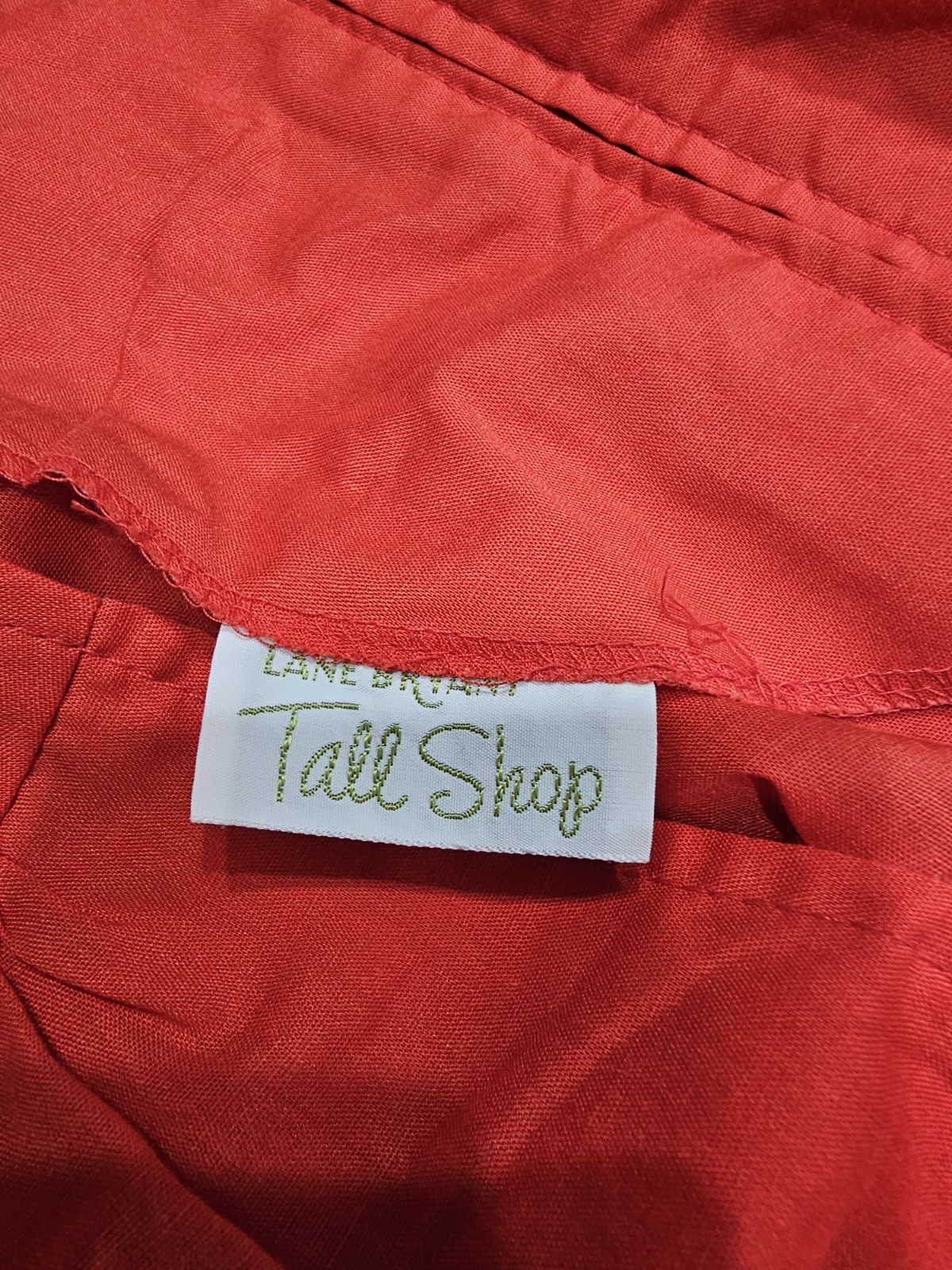 Vintage Red Striped Womans Jumpsuit Lane Bryant Tall Shop Size 16 1970s Retro