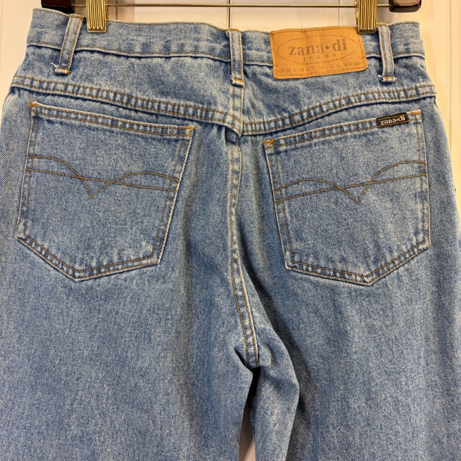 Vintage Zana-Di Y2K Boho Embroidered Flare Jeans Women Size 7 Boho Indie Grunge