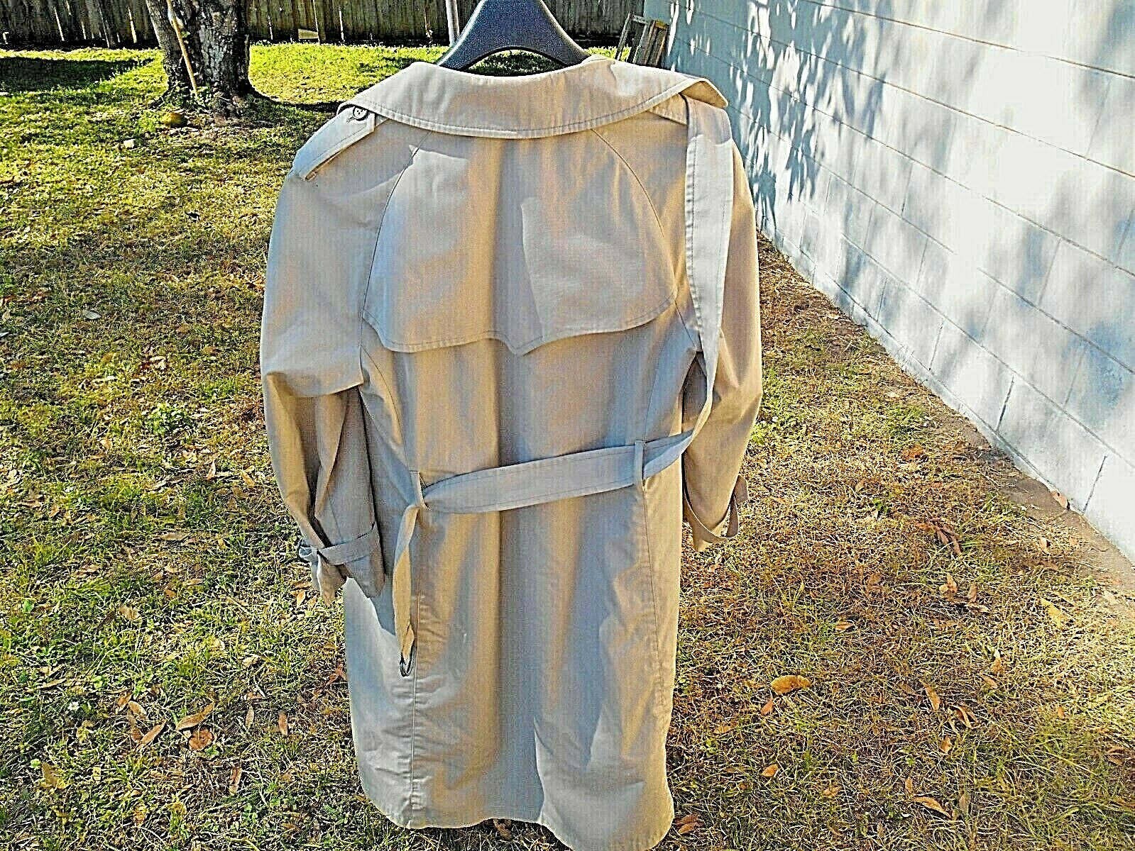 VINTAGE LADIES LONDON FOG MAINCOATS TRENCH COAT WITH ZIPOUT LINER SIZE 14 PETITE