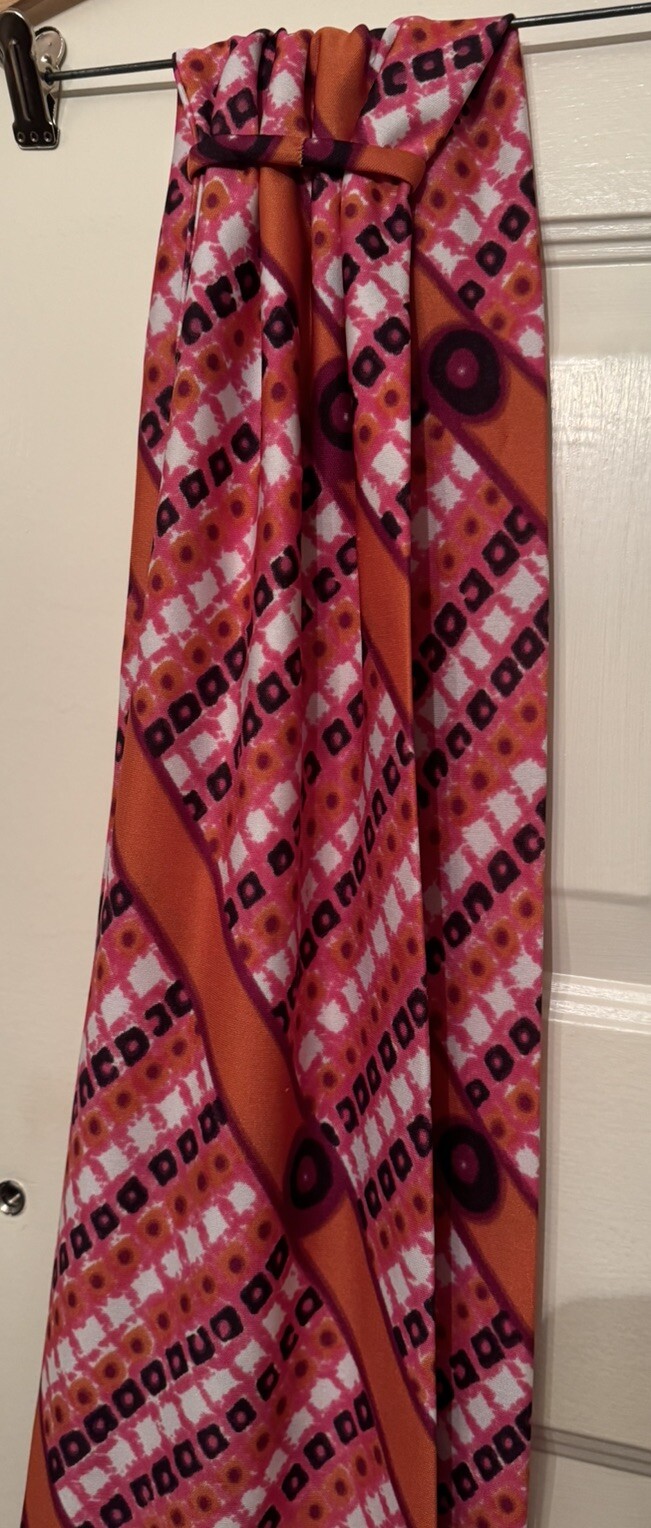 VTG Angela Lanza -Jonathan Phillips Women’s Maxi Dress Italy SizeS/M Belt Go Go