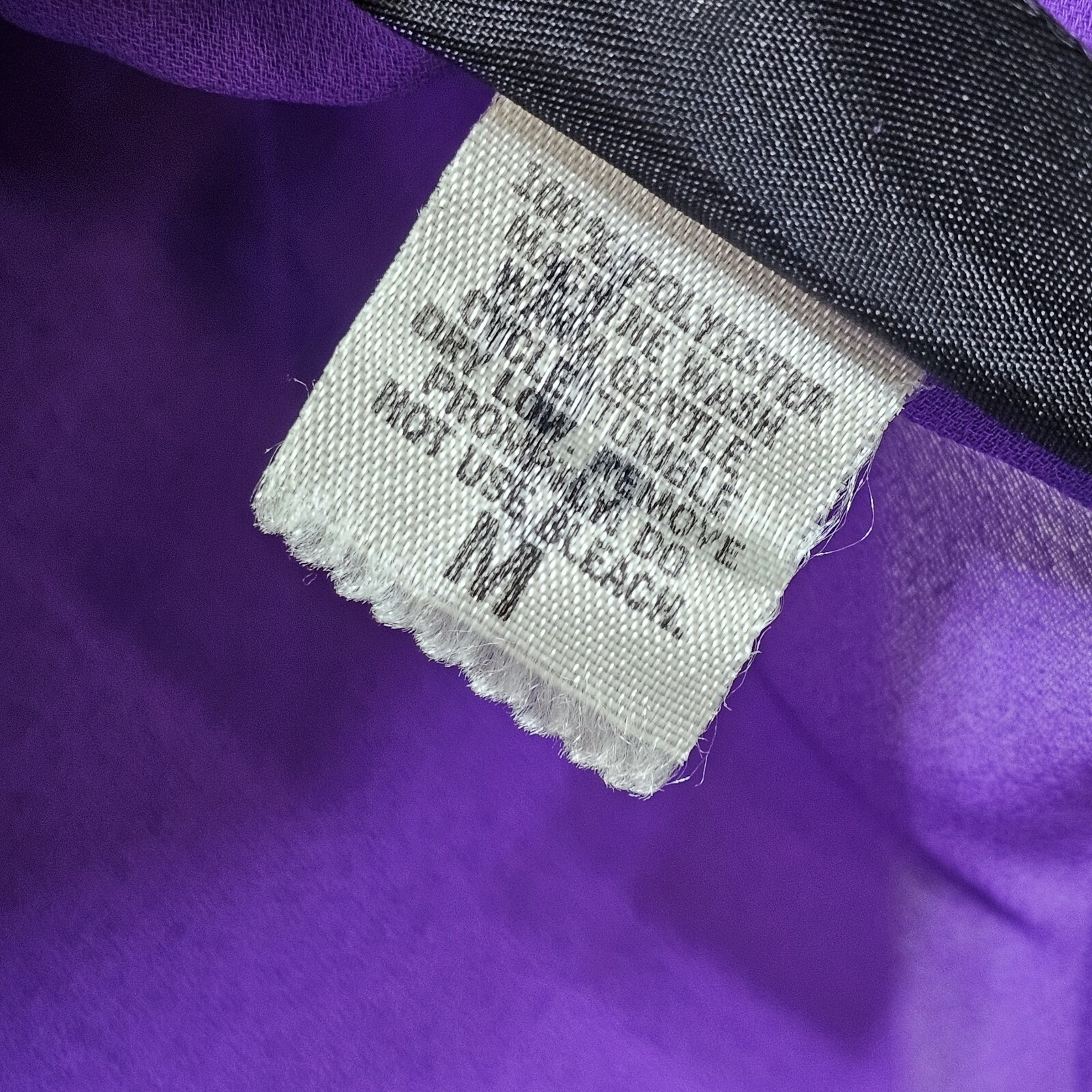 Vintage Brasseur of California Purple Sheer Midi Dress Belted Boho Glam Size M