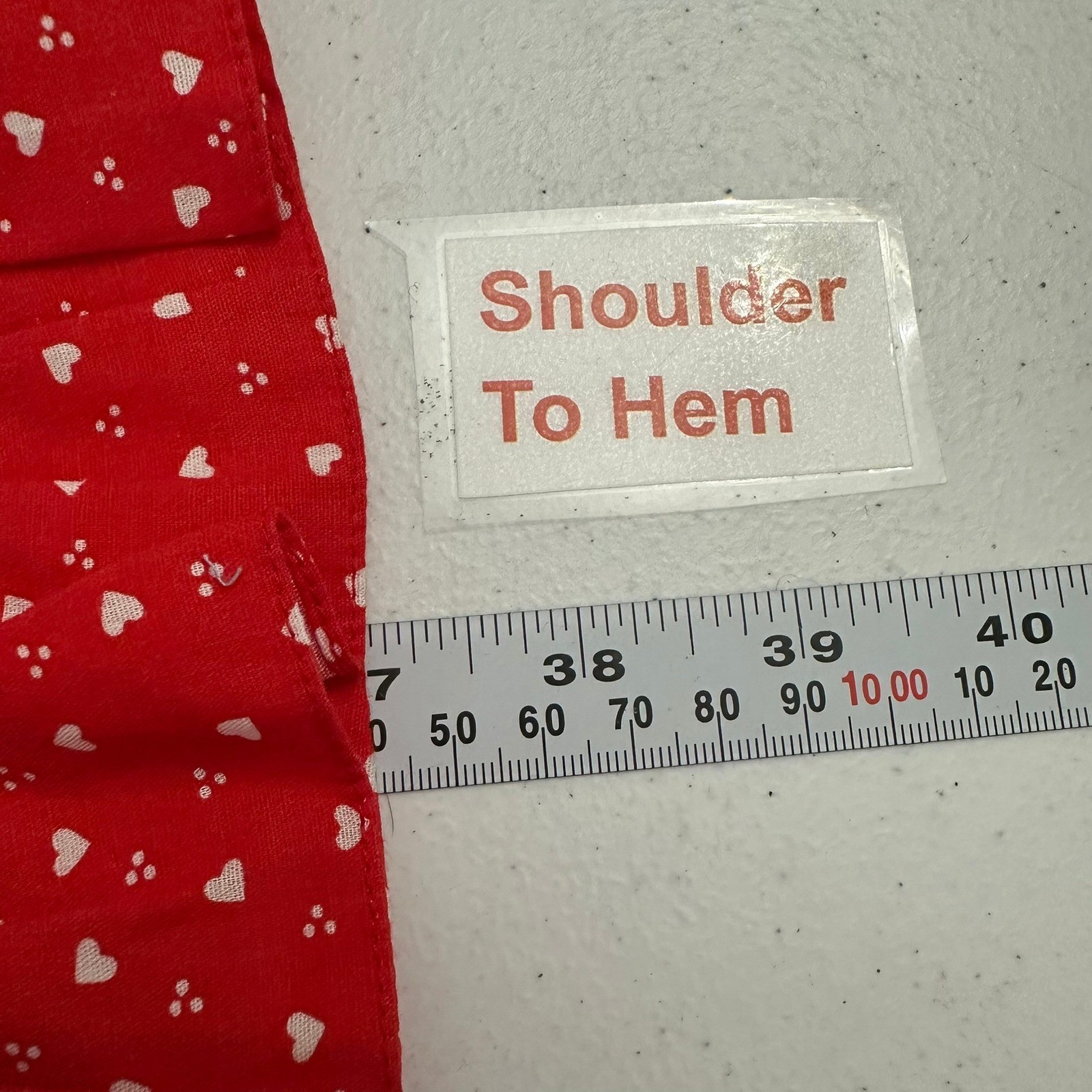 Vintage Womens Rockabilly Square Dance Dress Sz S Heart Print Ruffle Pinup Folk