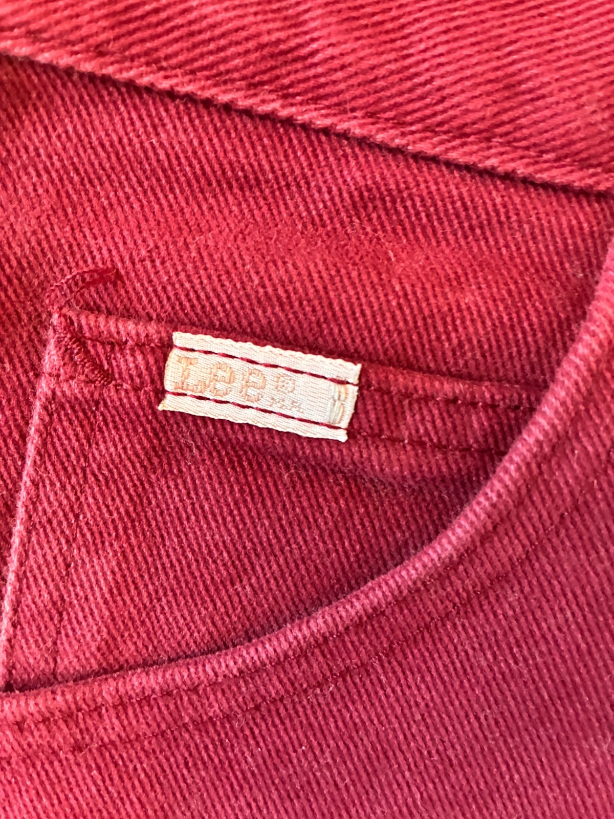 Vintage Lee Oxblood Balloon Shorts USA Made Union Made 90s Y2K Baggy 27