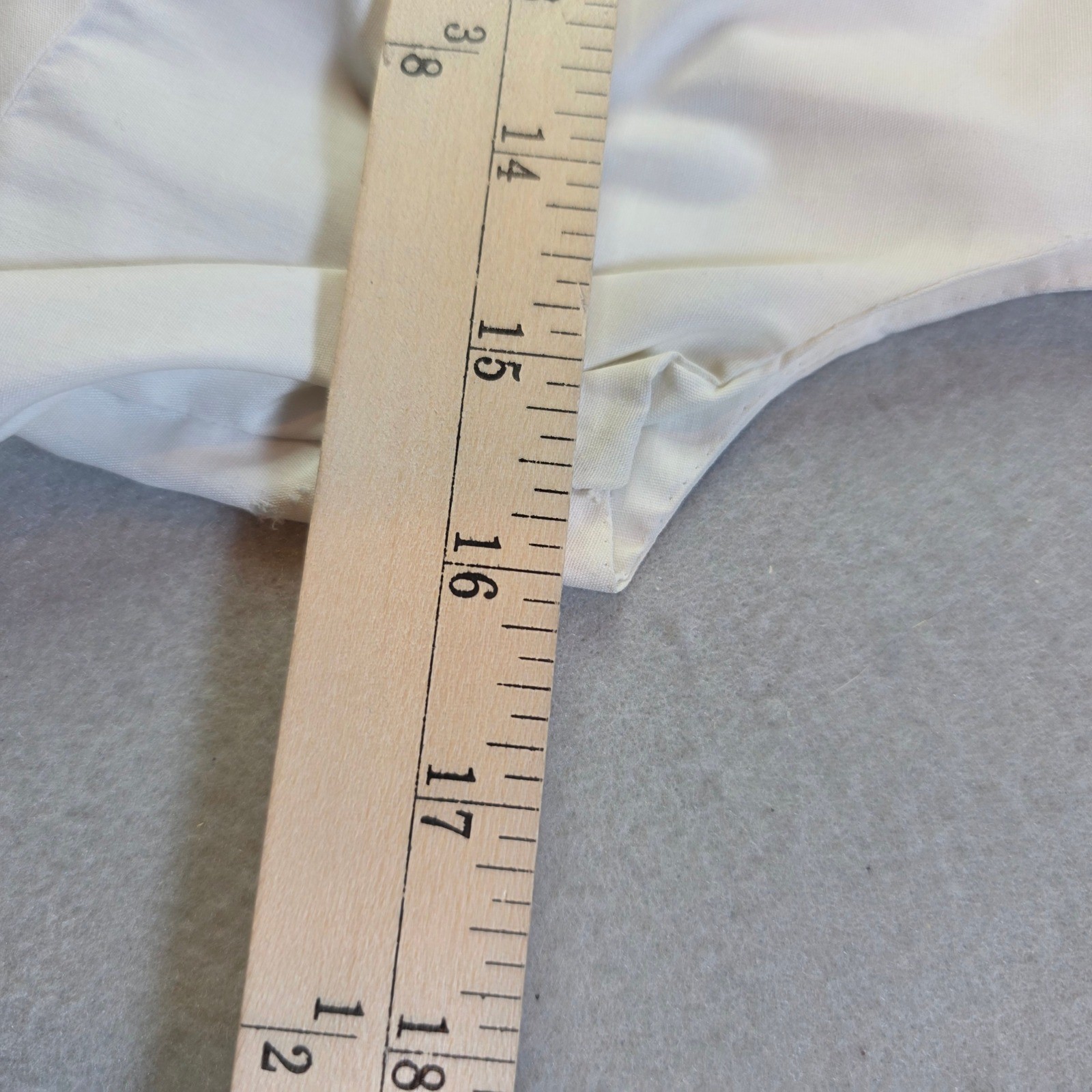 Vintage White Sleeveless Shell Top High Neck Zip Back Project Piece DIY 15.5