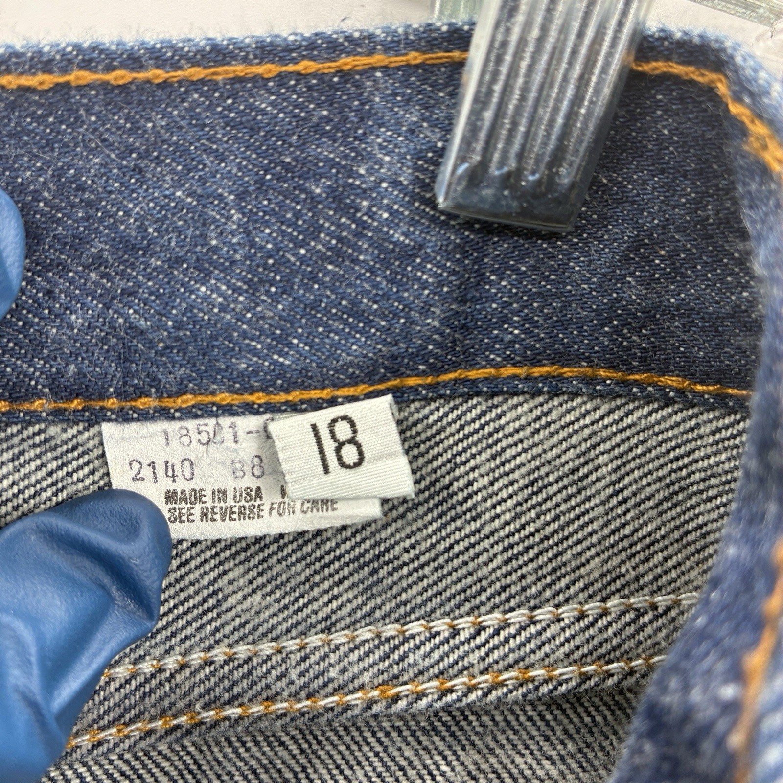 Levi’s Women Junior Vintage 80s 501 Jeans Deadstock Size 18 31×33 USA NWT