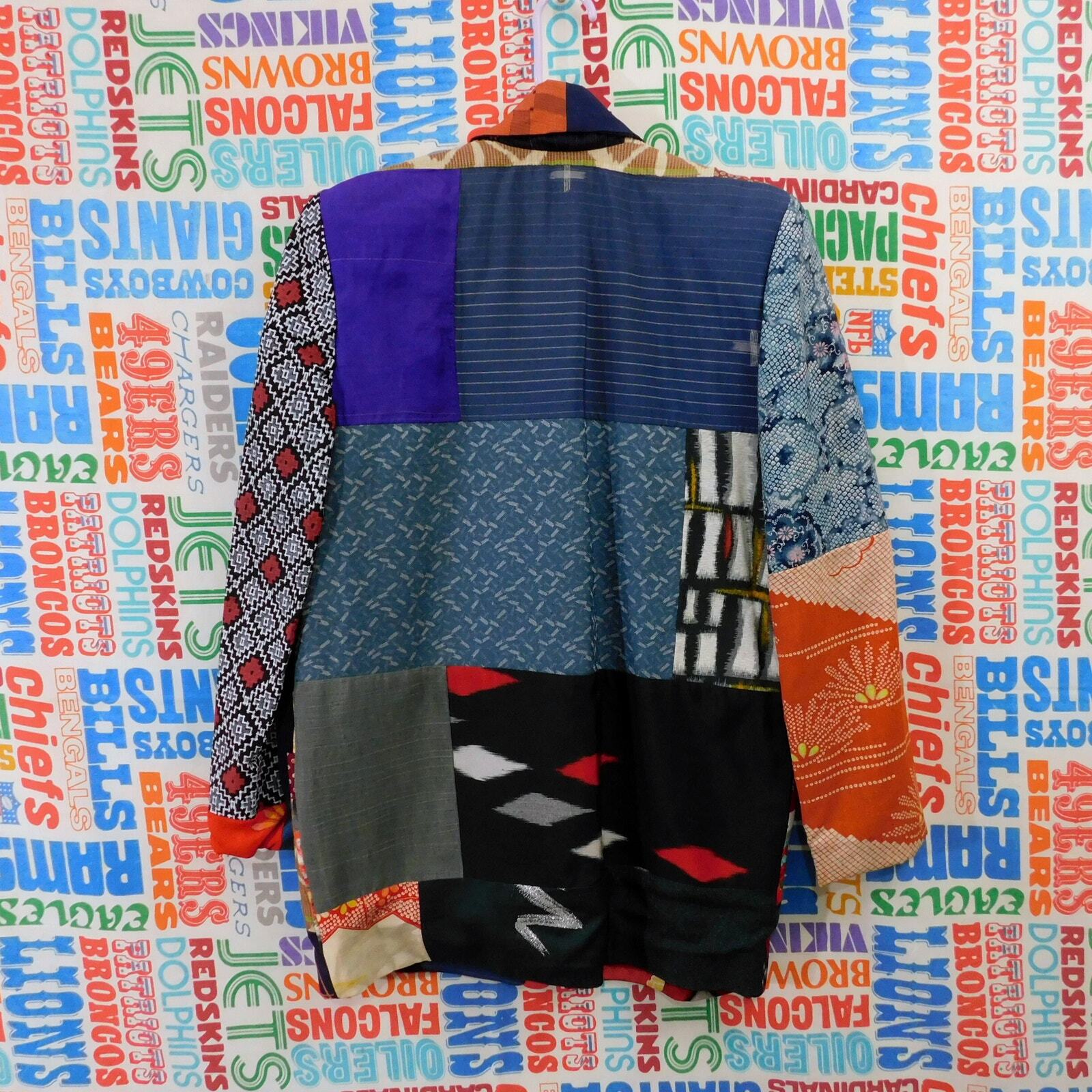 Vintage Claudia Grau Patchwork Blazer Jacket Size Petite 4 Bespoke 80s