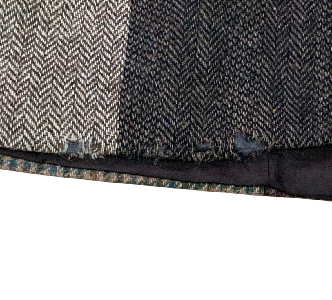 VTG International Scene Wool & Suede Patchwork Sport Coat Women’s size 13/14