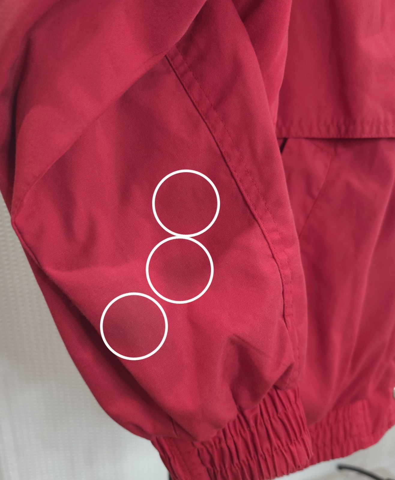 VTG Innovations by Izzi Colorblock 90s Coat Jacket Red Yellow Blue – Size L