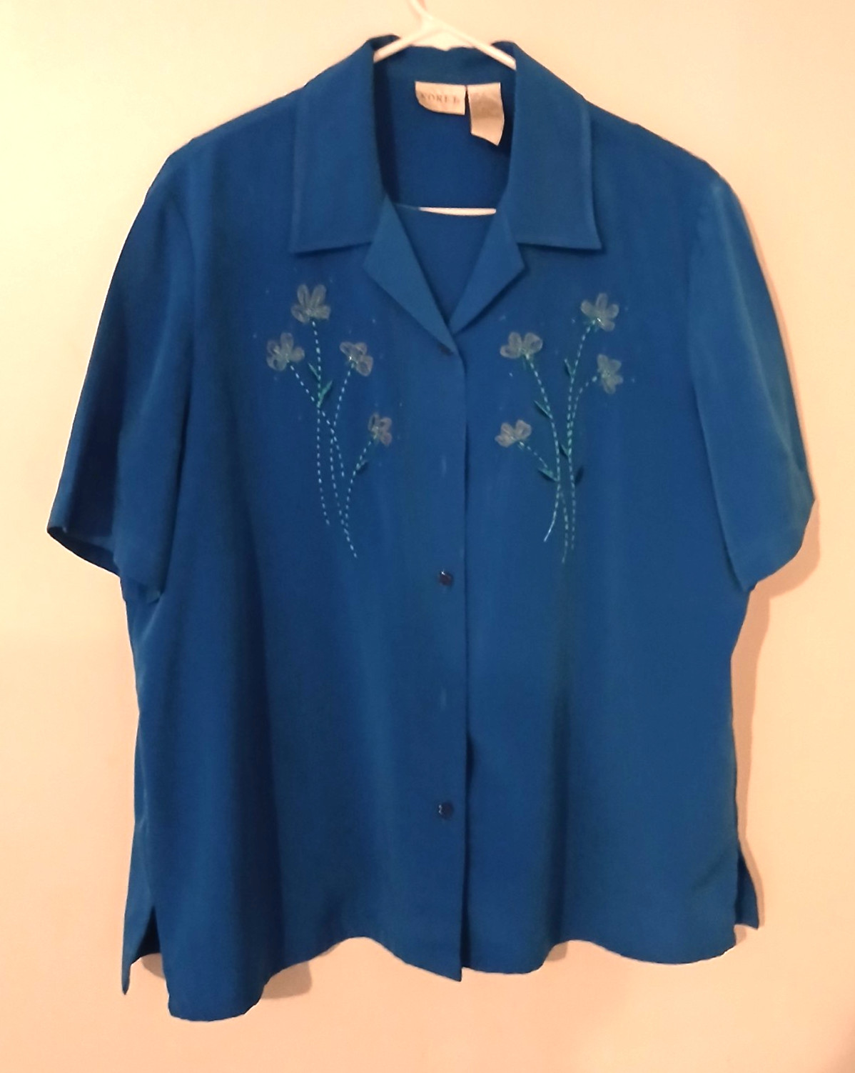 Vintage Koret 100% polyester 2-piece set produced in Thailand